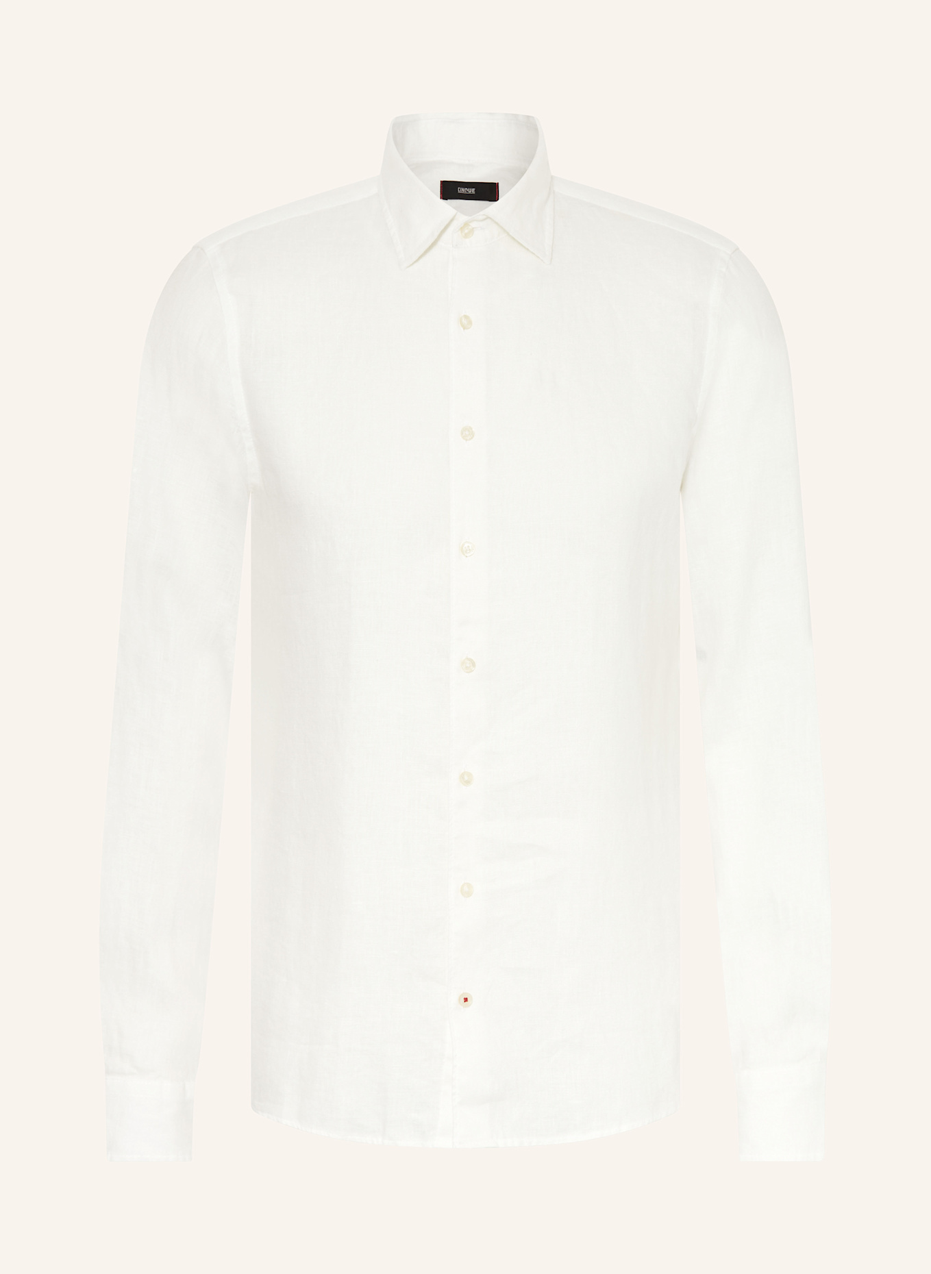 CINQUE Leinenhemd CISTEVEN Slim Fit: WEISS