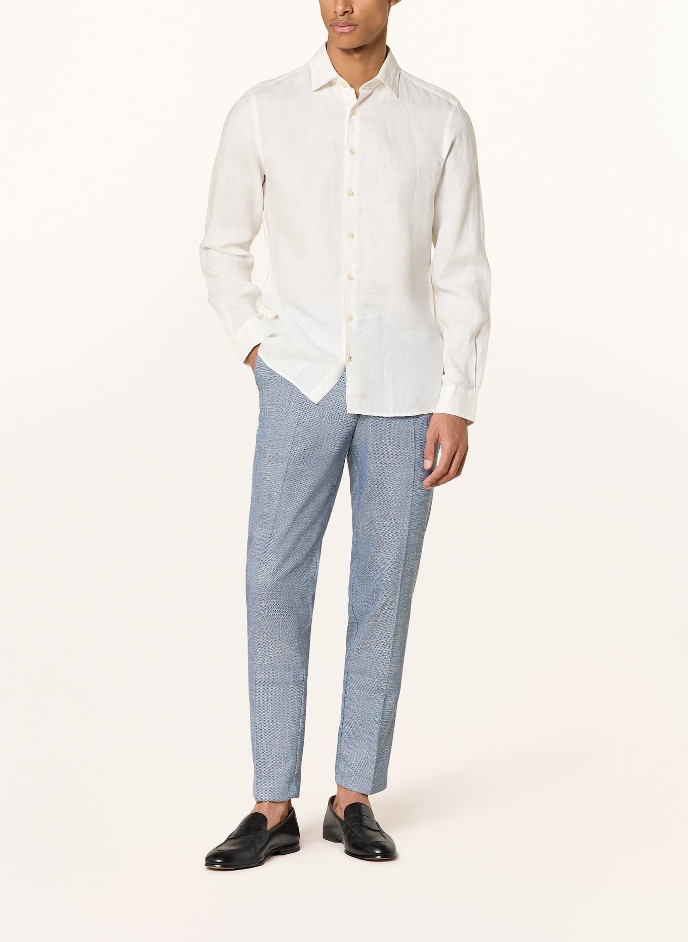 CINQUE Leinenhemd CISTEVEN Slim Fit: WEISS