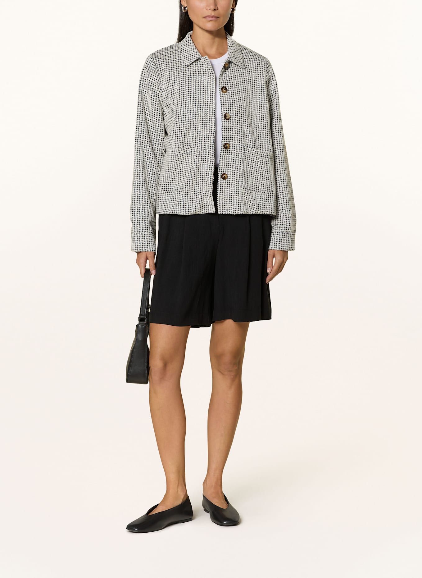 ICHI IHKATE box jacket in jersey, Color: Whisper Loud Pullover Orange (Image 2)