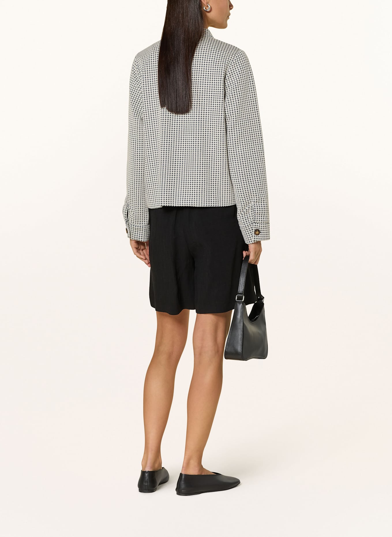 ICHI IHKATE box jacket in jersey, Color: Whisper Loud Pullover Orange (Image 3)