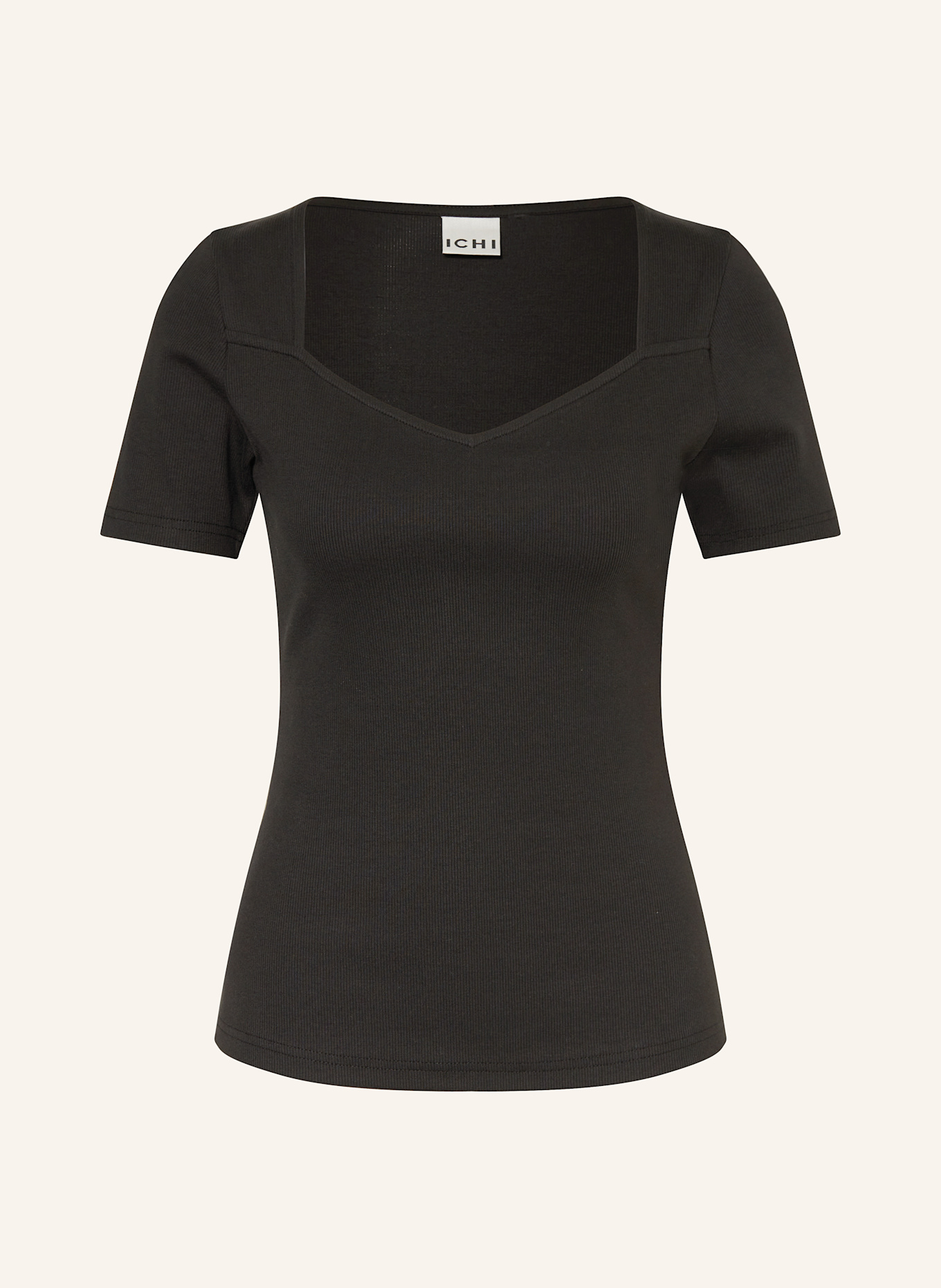 ICHI T-shirt IHORETA: CZARNY