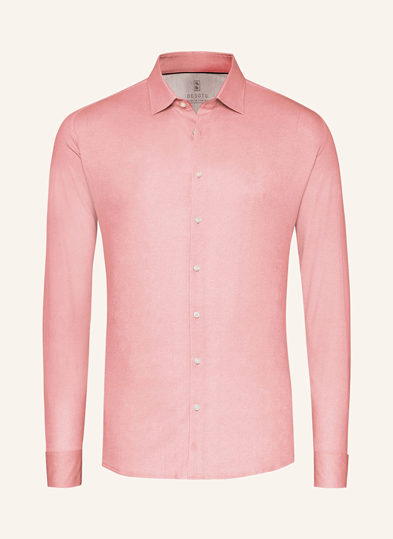 DESOTO Jersey shirt slim fit: SALMON