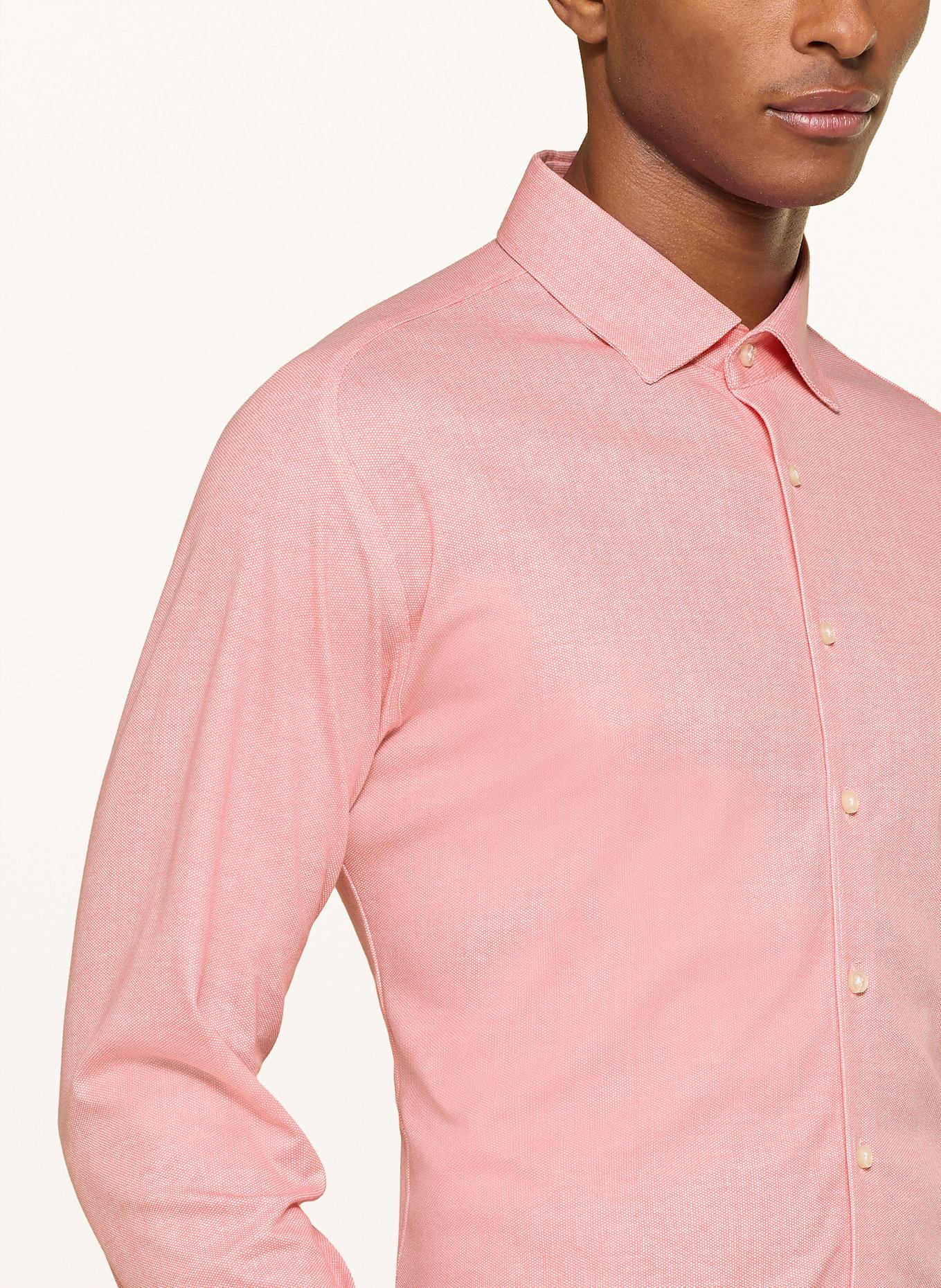 DESOTO Jersey shirt slim fit: SALMON