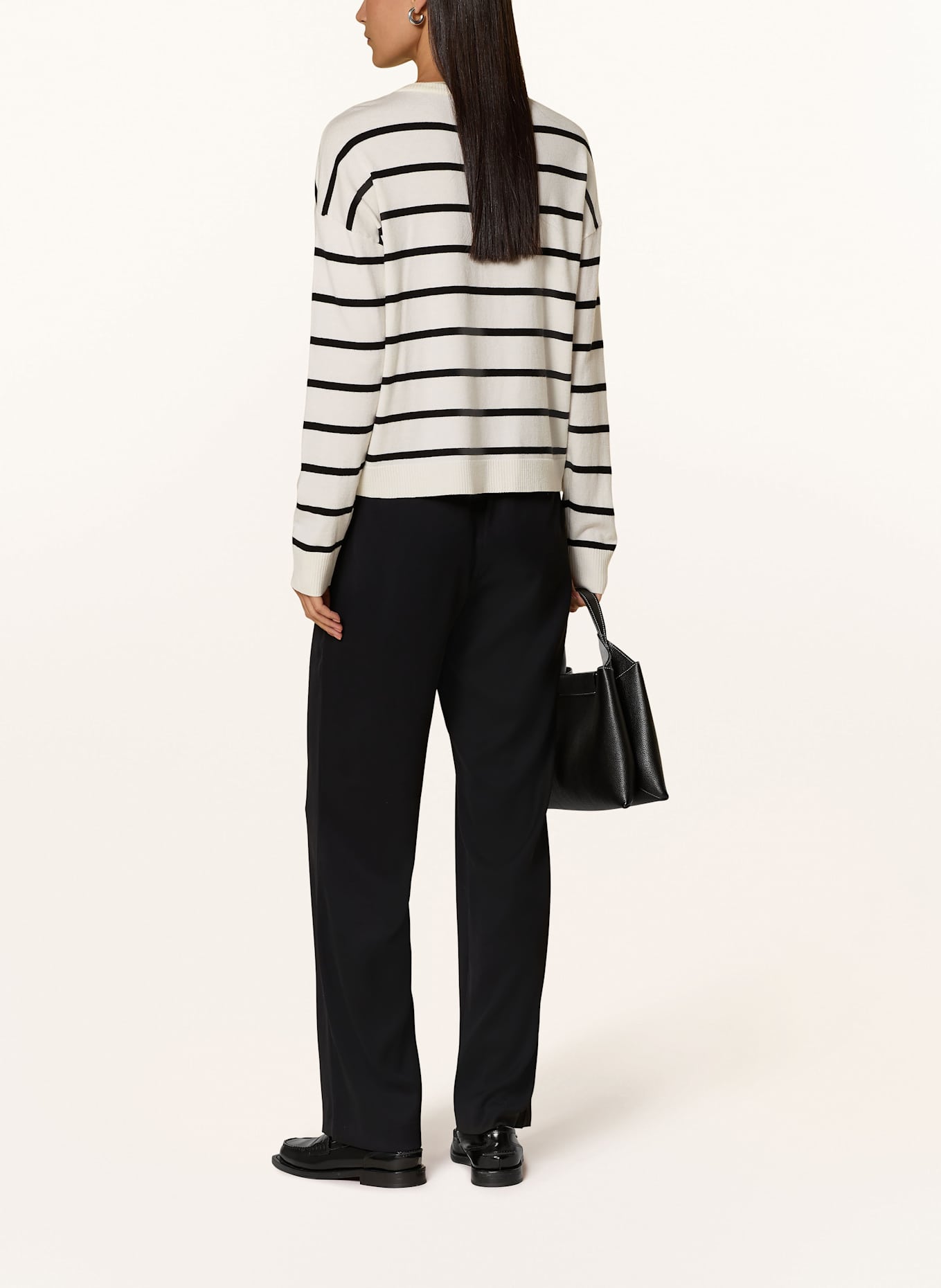 MSCH COPENHAGEN Pullover MSCHMAURA RACHELLE: SCHWARZ / ECRU