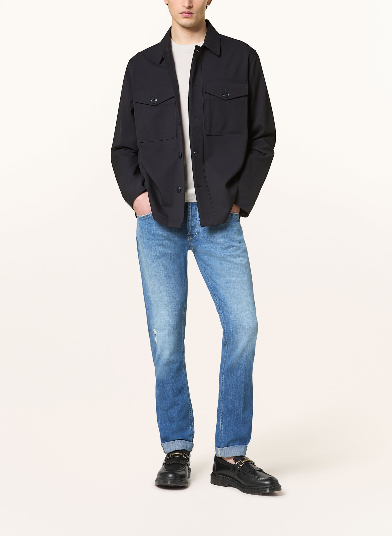 Dondup Jeans GEORGE Skinny Fit: 800 MID BLUE