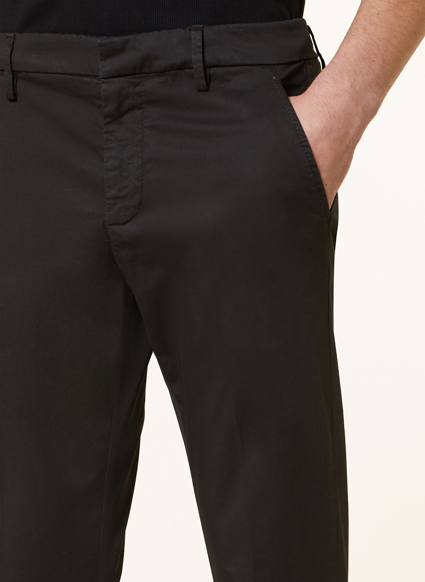 Dondup Chino GAUBERT Slim Fit: SCHWARZ