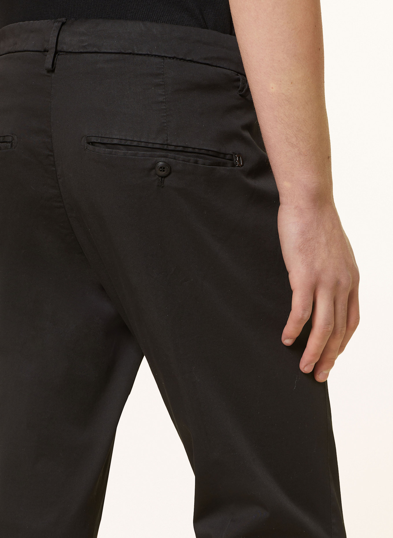 Dondup Chino GAUBERT Slim Fit: SCHWARZ