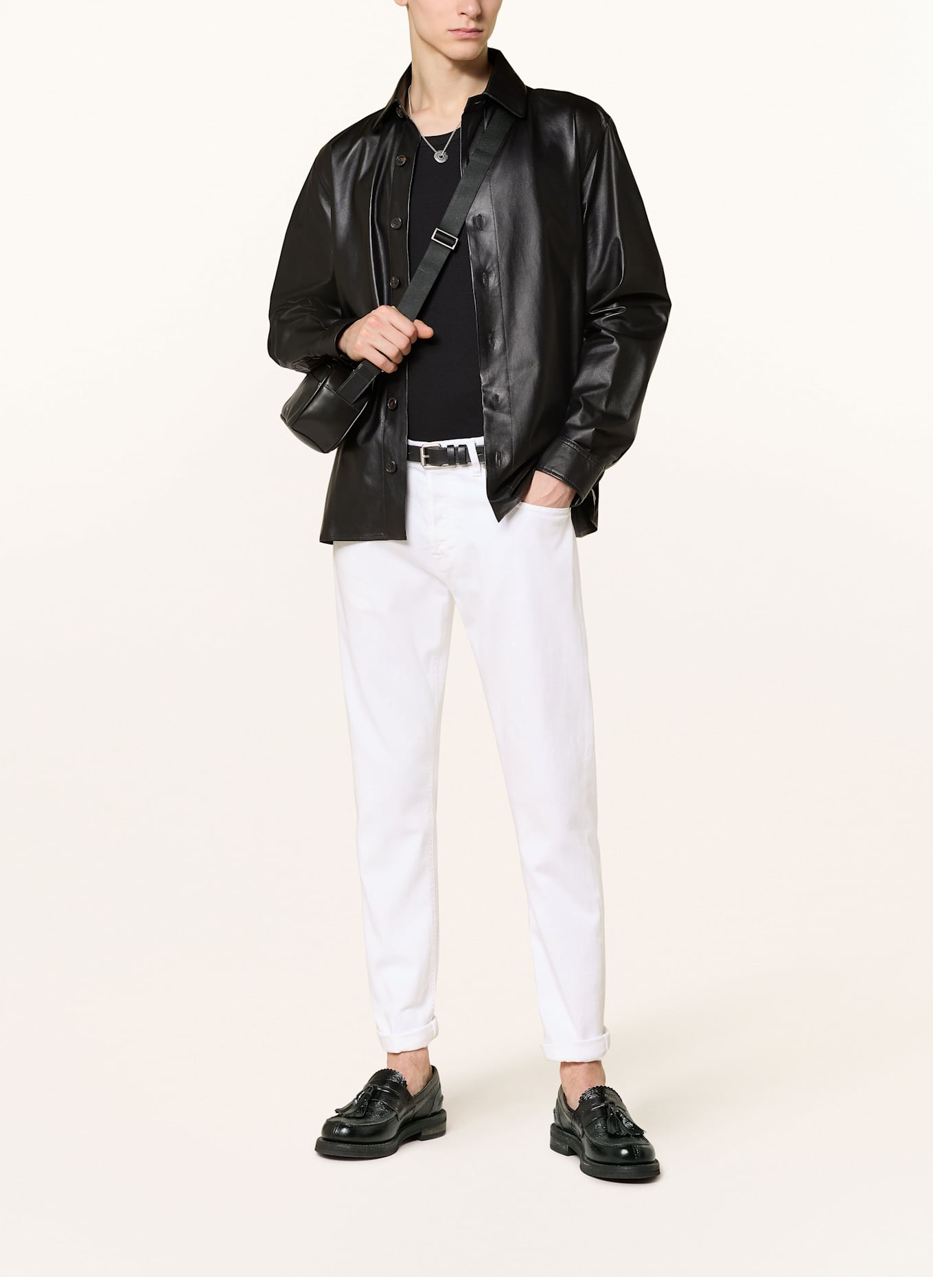 Dondup Jeansy ICON regular fit: 000 WHITE