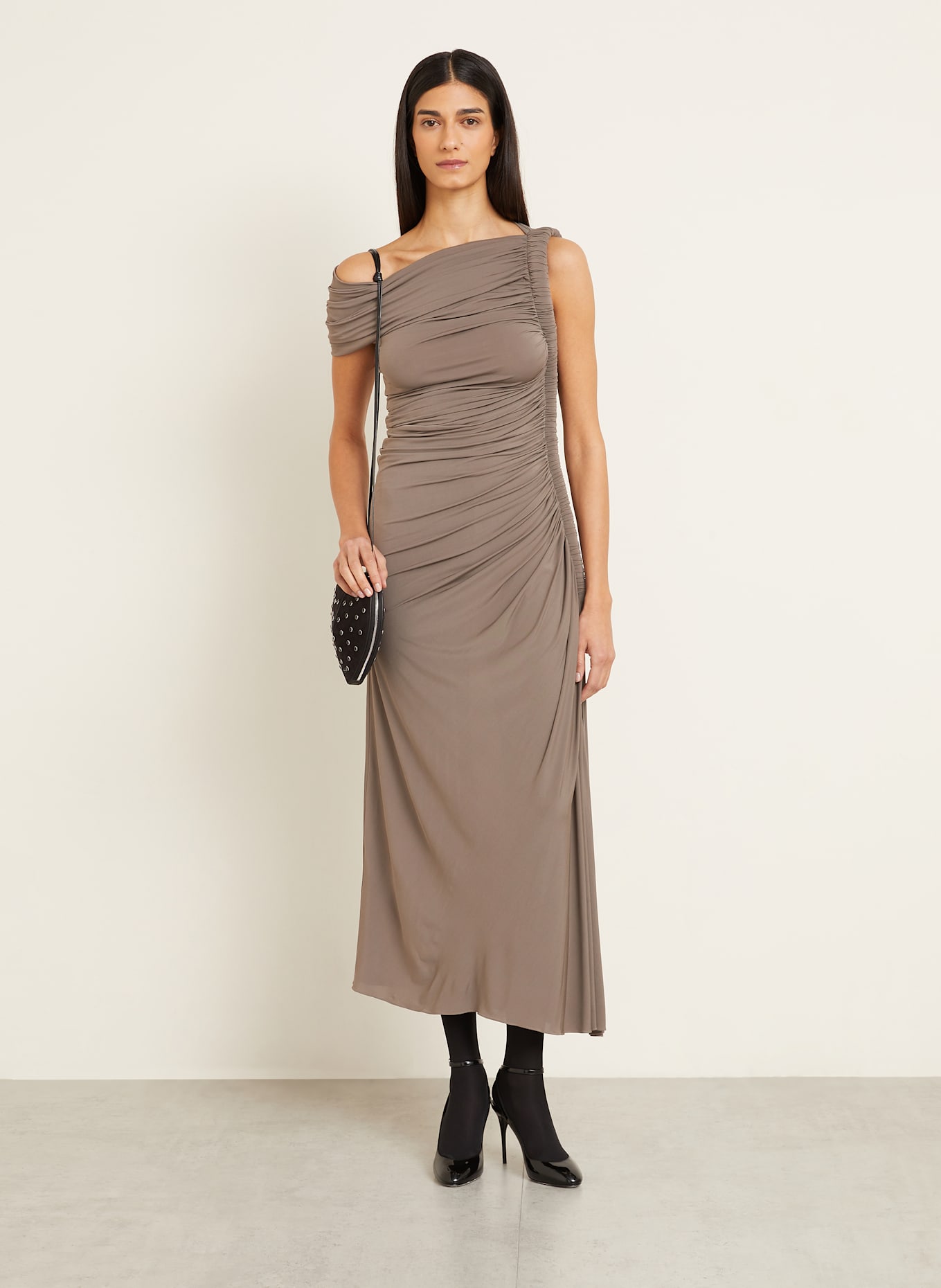 ALAÏA Torba na ramię LE COEUR: CZARNY