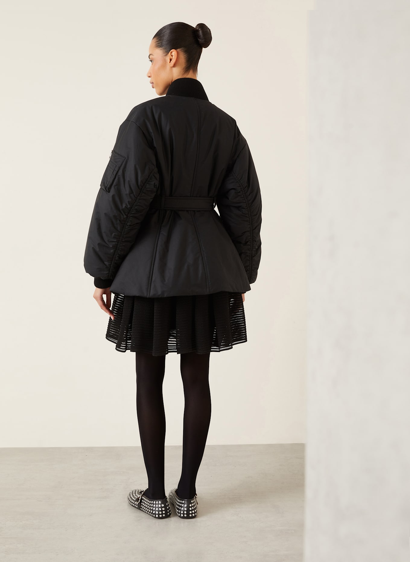 ALAÏA Bomber jacket in black