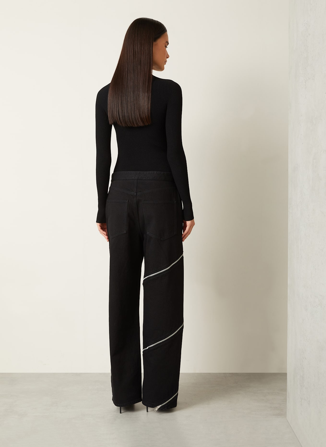 ALAÏA String-Body: SCHWARZ