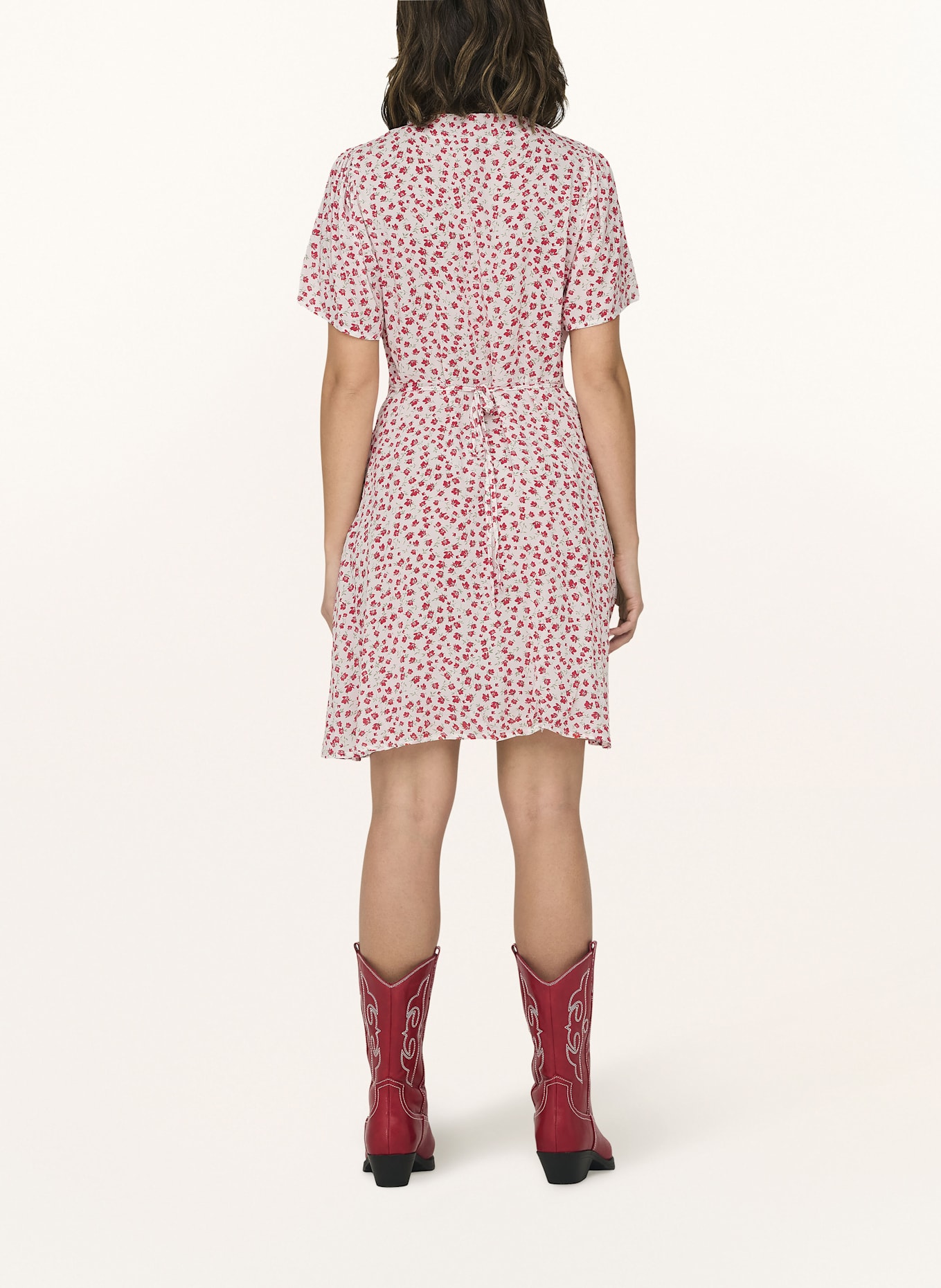 ONLY Kleid: WEISS/ ROT/ MINT