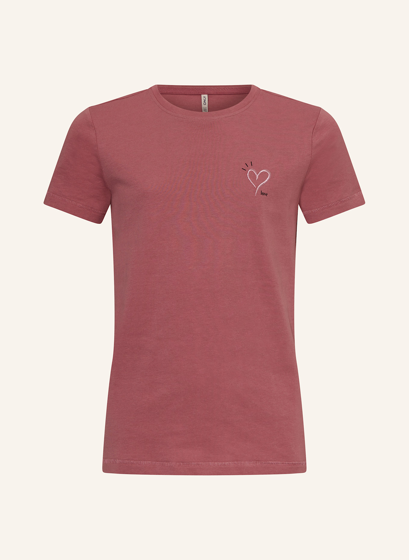 ONLY Tričko: STARORŮŽOVÁ