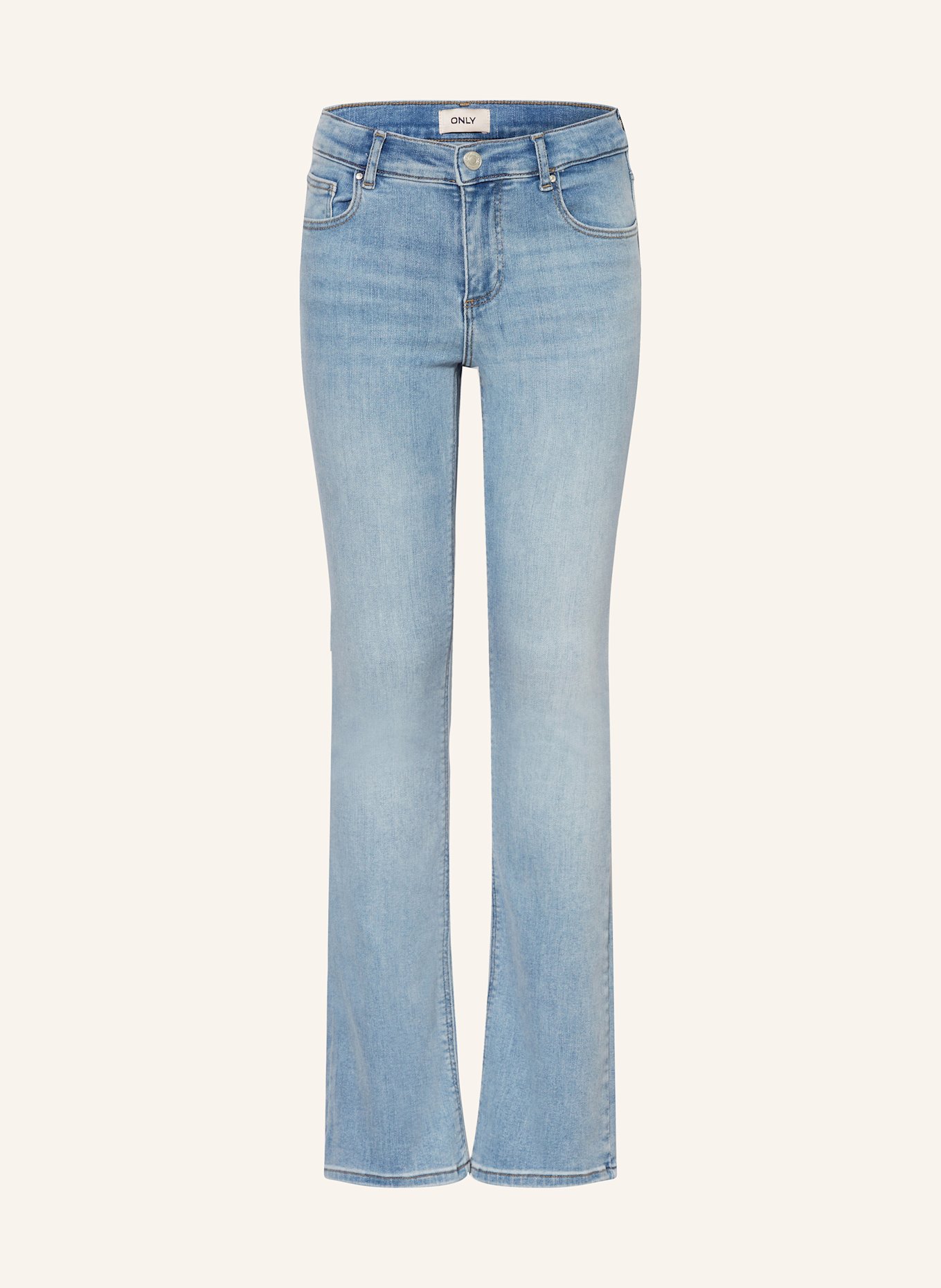 ONLY Flared Jeans: LIGHT BLUE DENIM