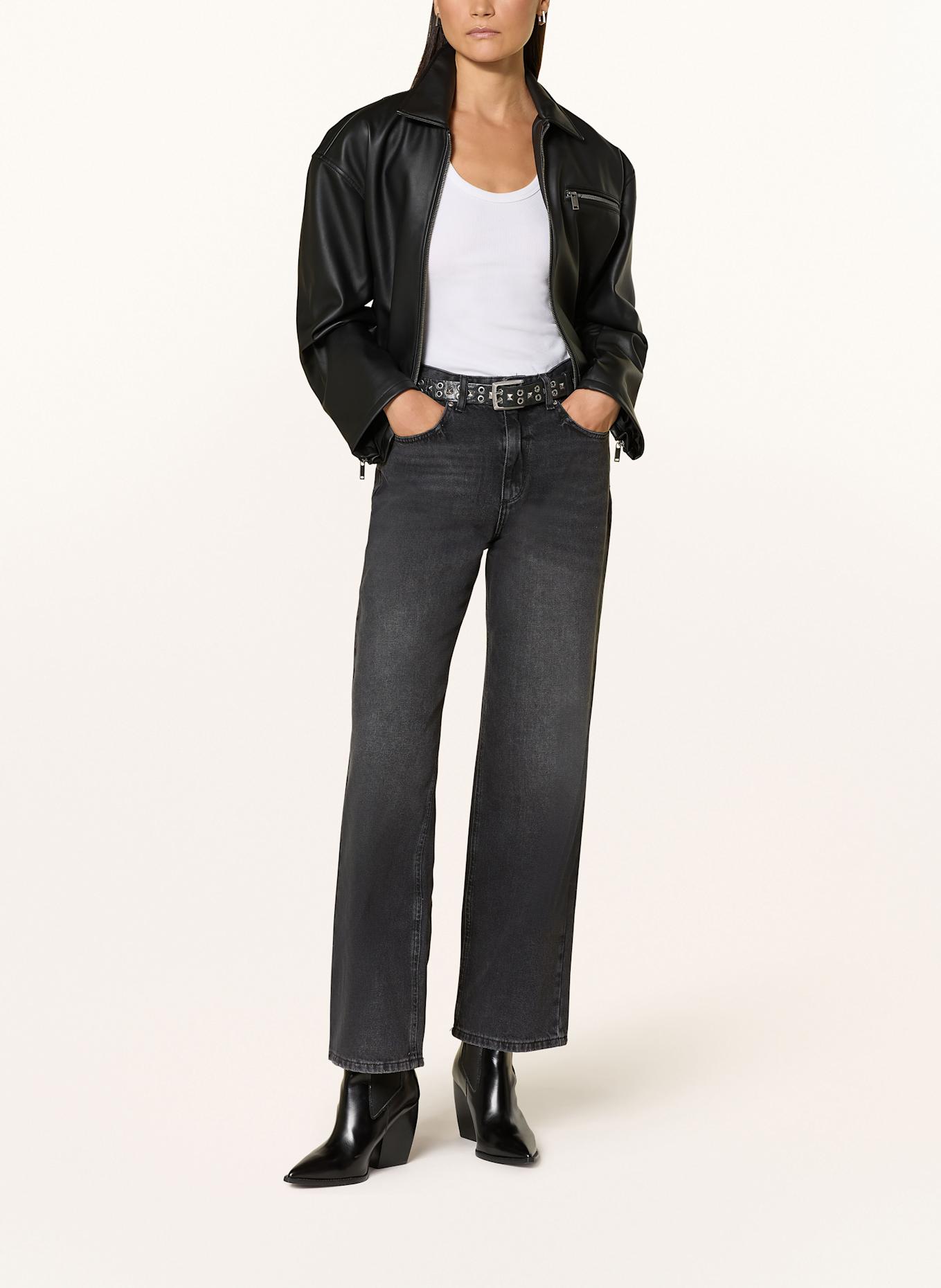 ONLY Straight Jeans: WASHED BLACK