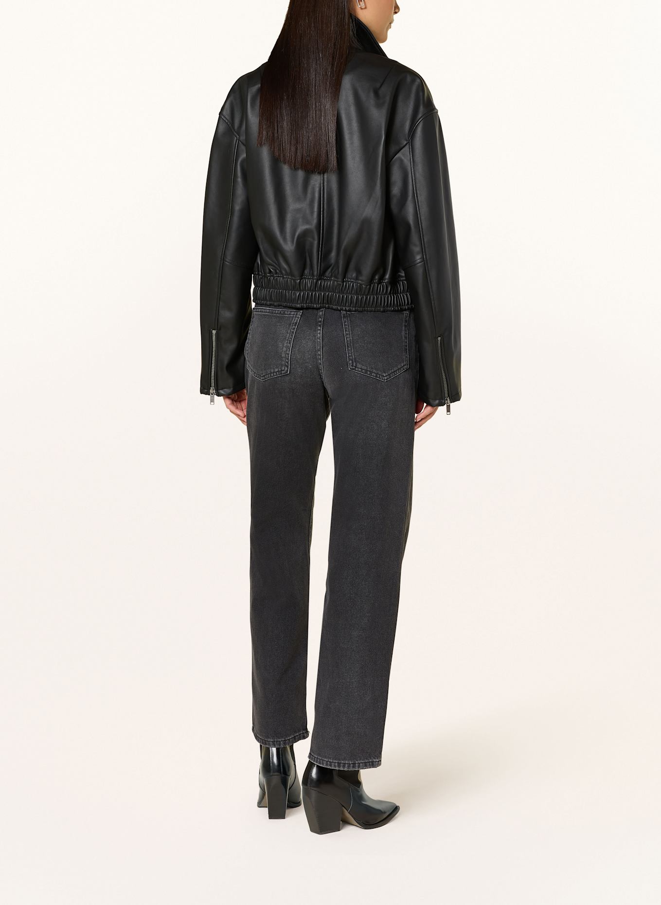 ONLY Straight Jeans: WASHED BLACK