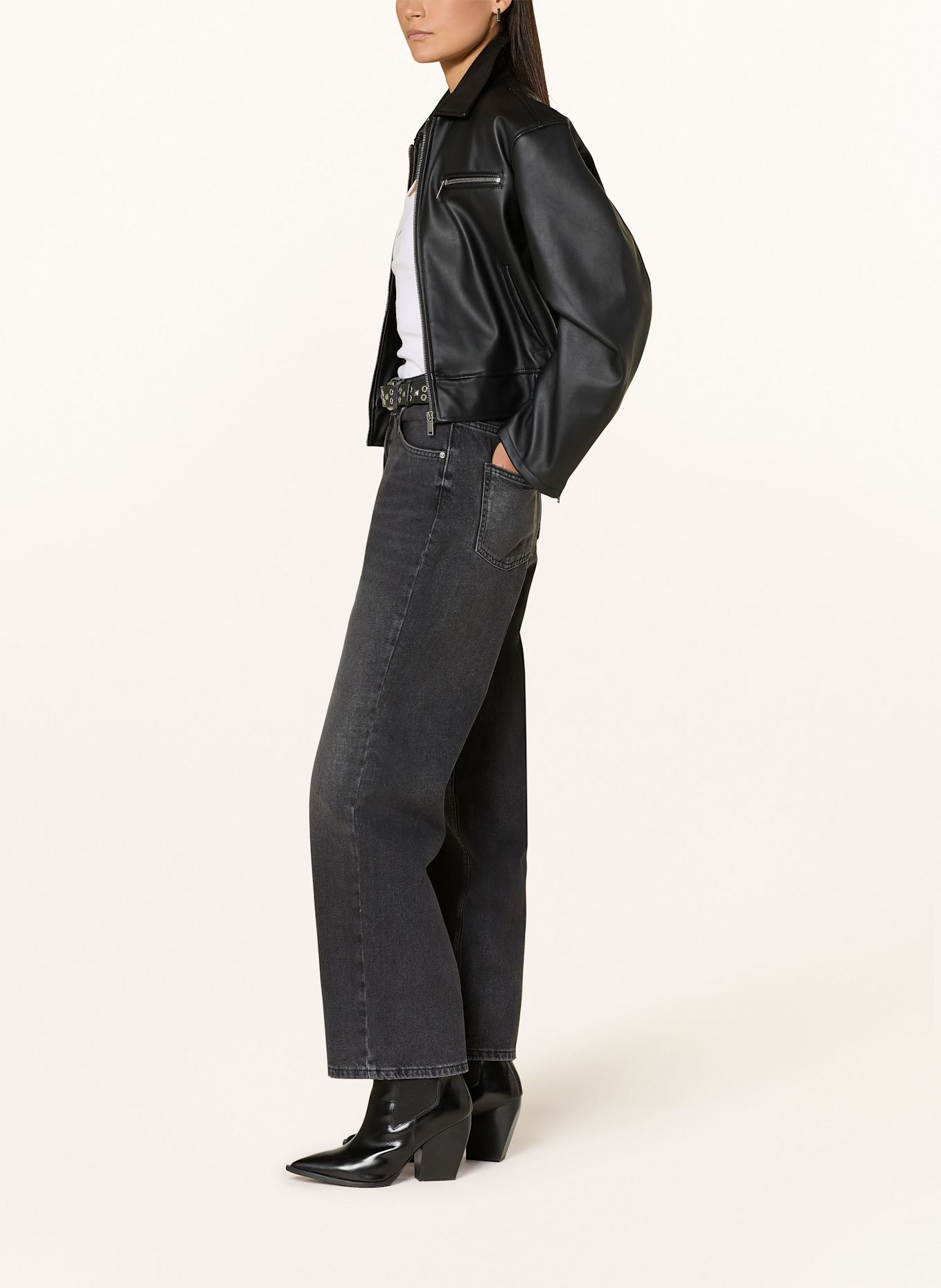 ONLY Straight Jeans: WASHED BLACK
