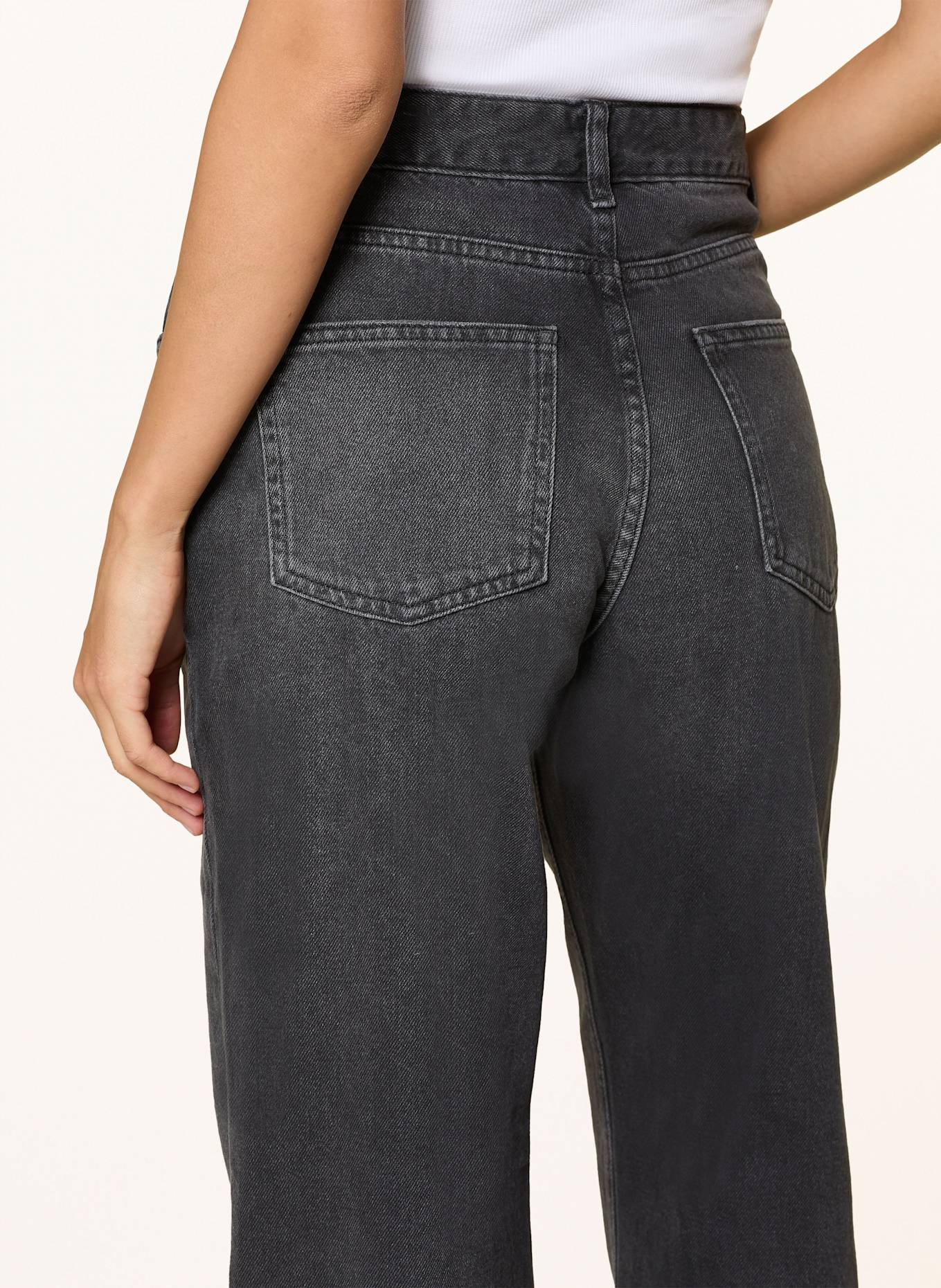 ONLY Straight Jeans: WASHED BLACK