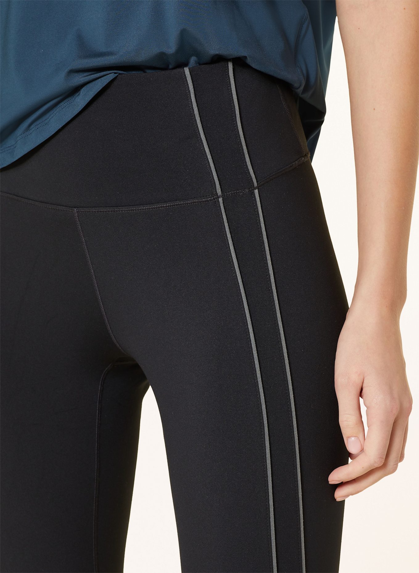 Nike Tights DRI FIT ONE: SCHWARZ / GRAU