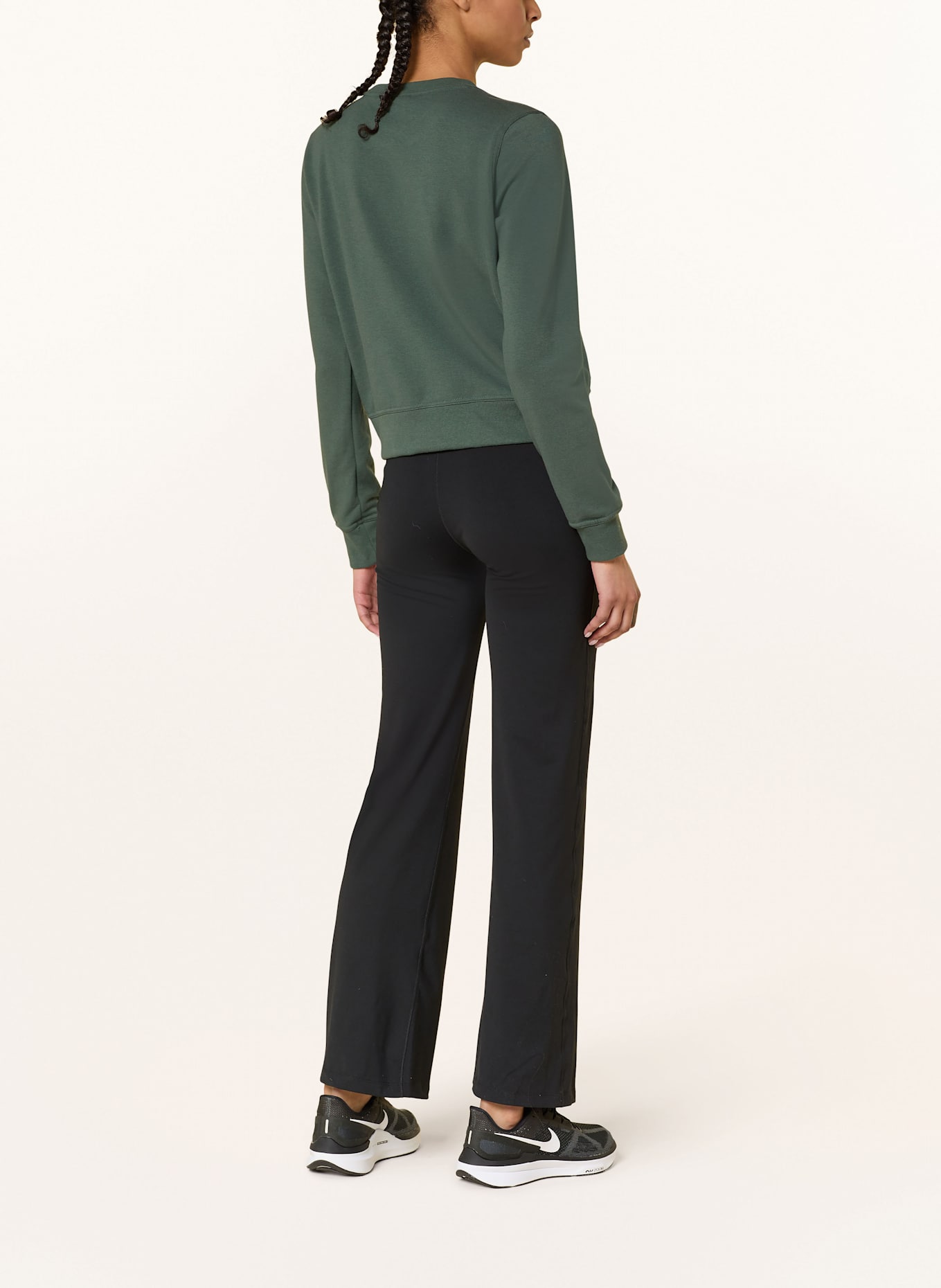 Nike Cropped-Sweatshirt DRI-FIT ONE: DUNKELGRÜN