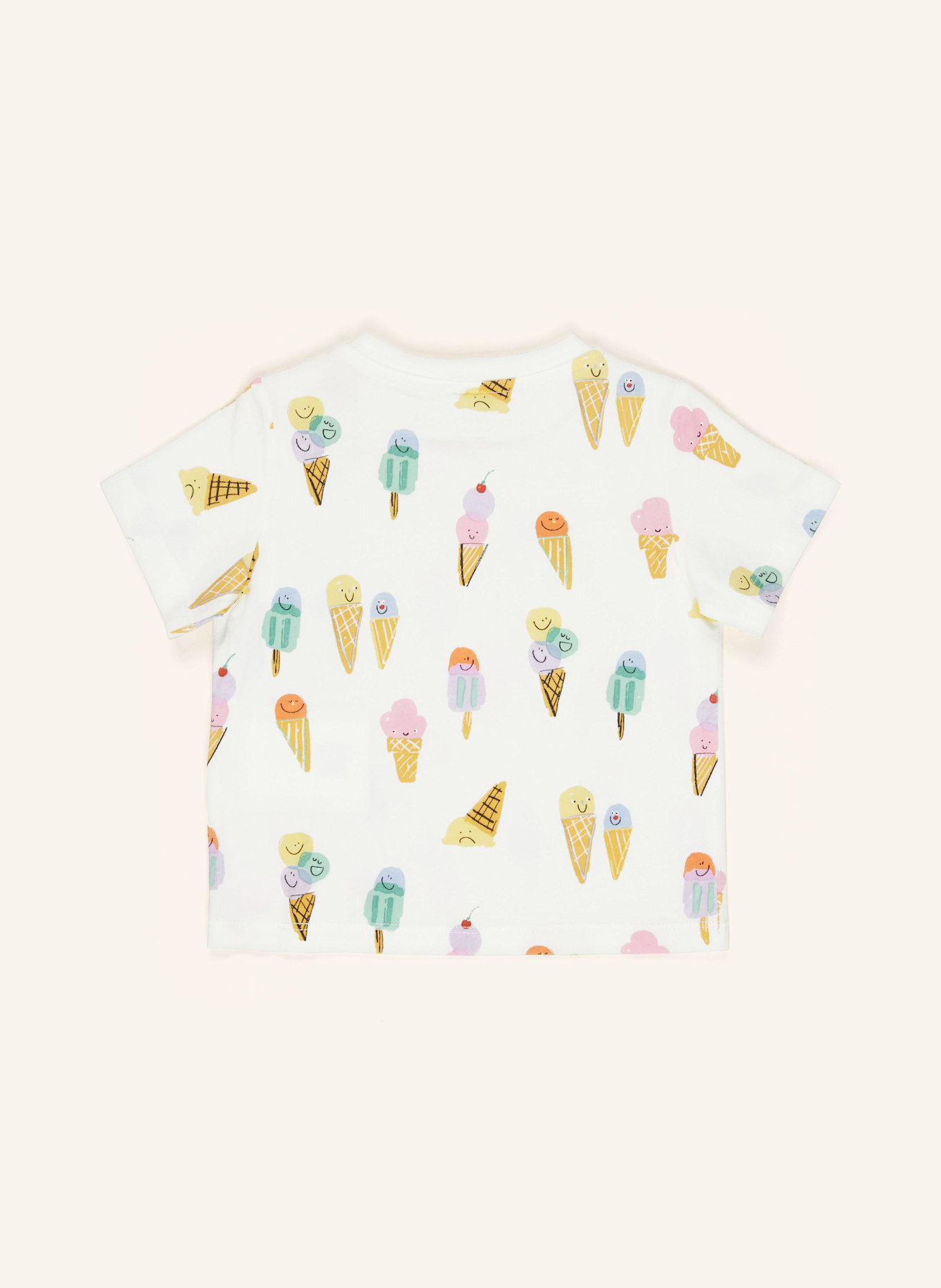 STELLA McCARTNEY KIDS T-Shirt: WEISS/ PINK/ GELB