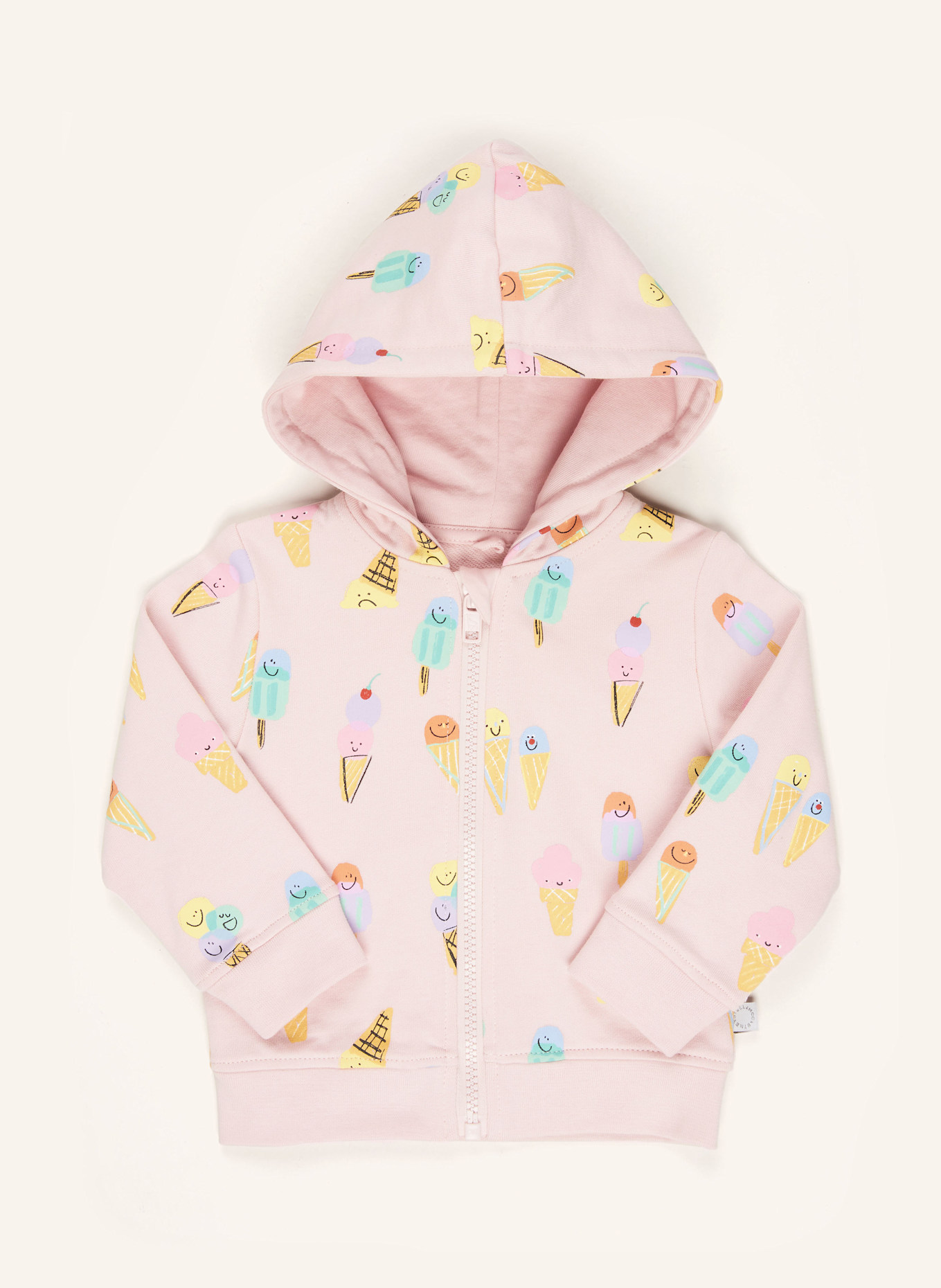STELLA McCARTNEY KIDS Sweatjacke: HELLROSA/ MINT