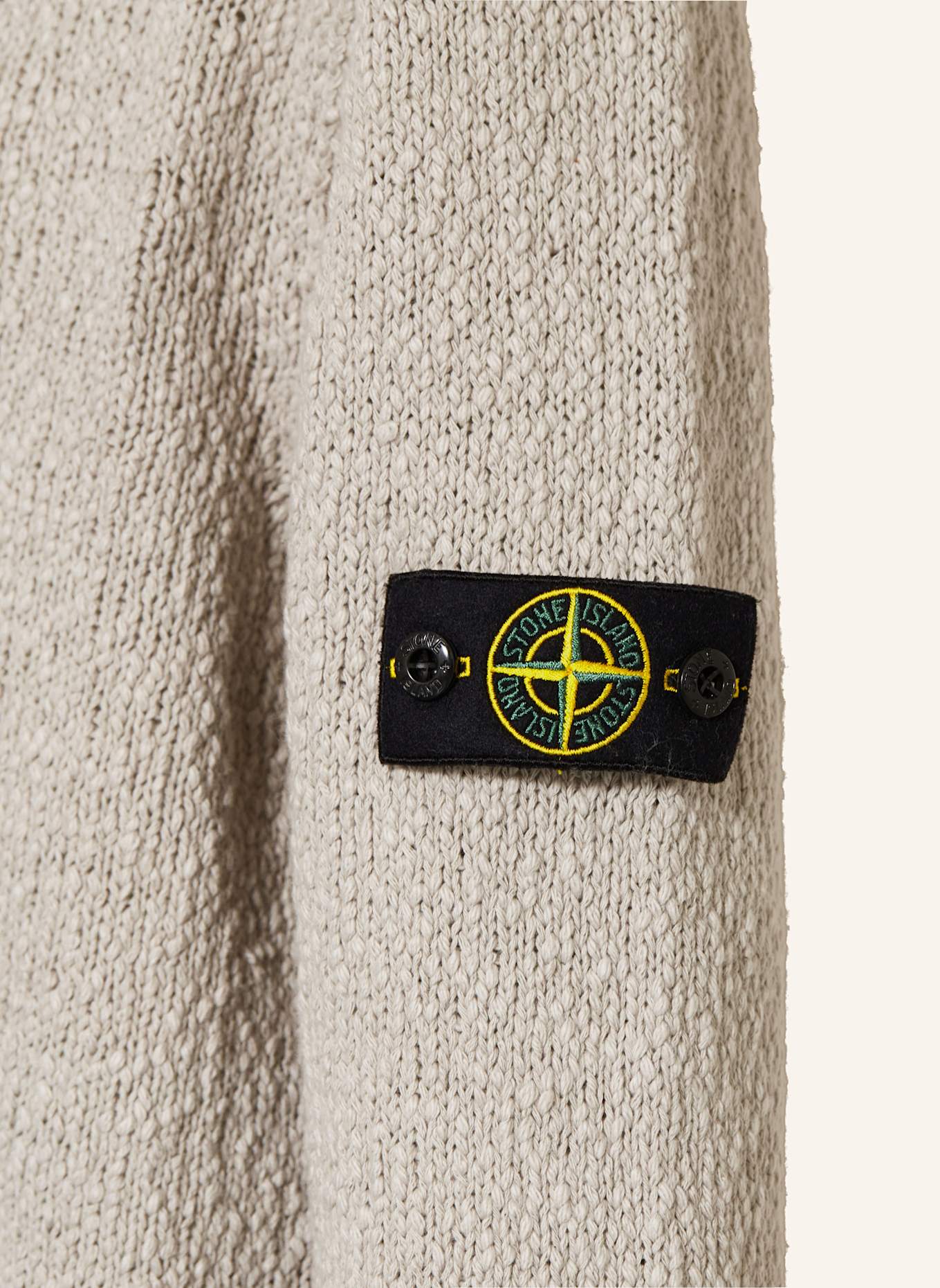STONE ISLAND JUNIOR Sweter: SZAROBRĄZOWY