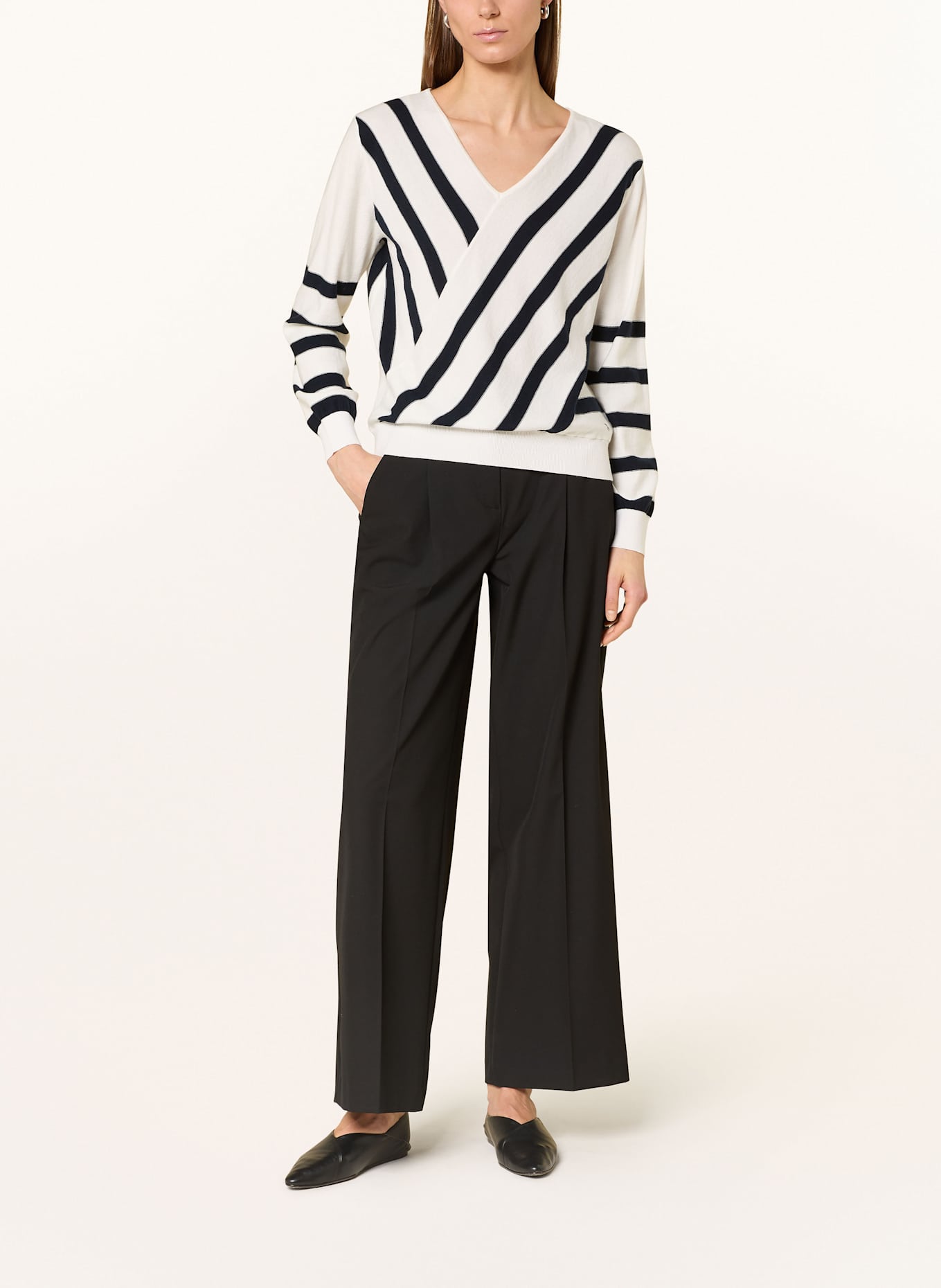 monari Pullover, Farbe: WEISS/ SCHWARZ (Bild 2)
