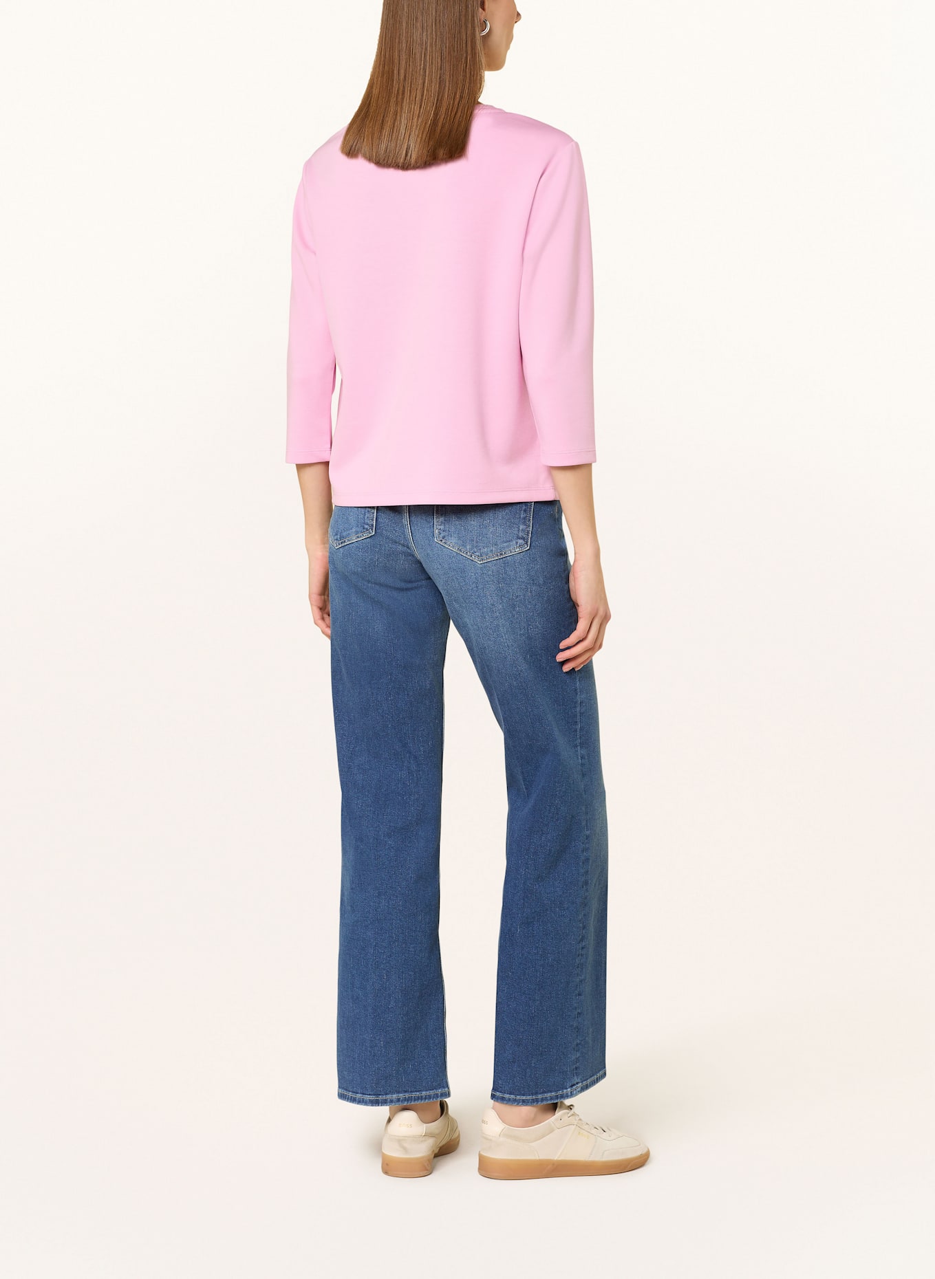 monari Longsleeve mit Schmucksteinen: ROSA