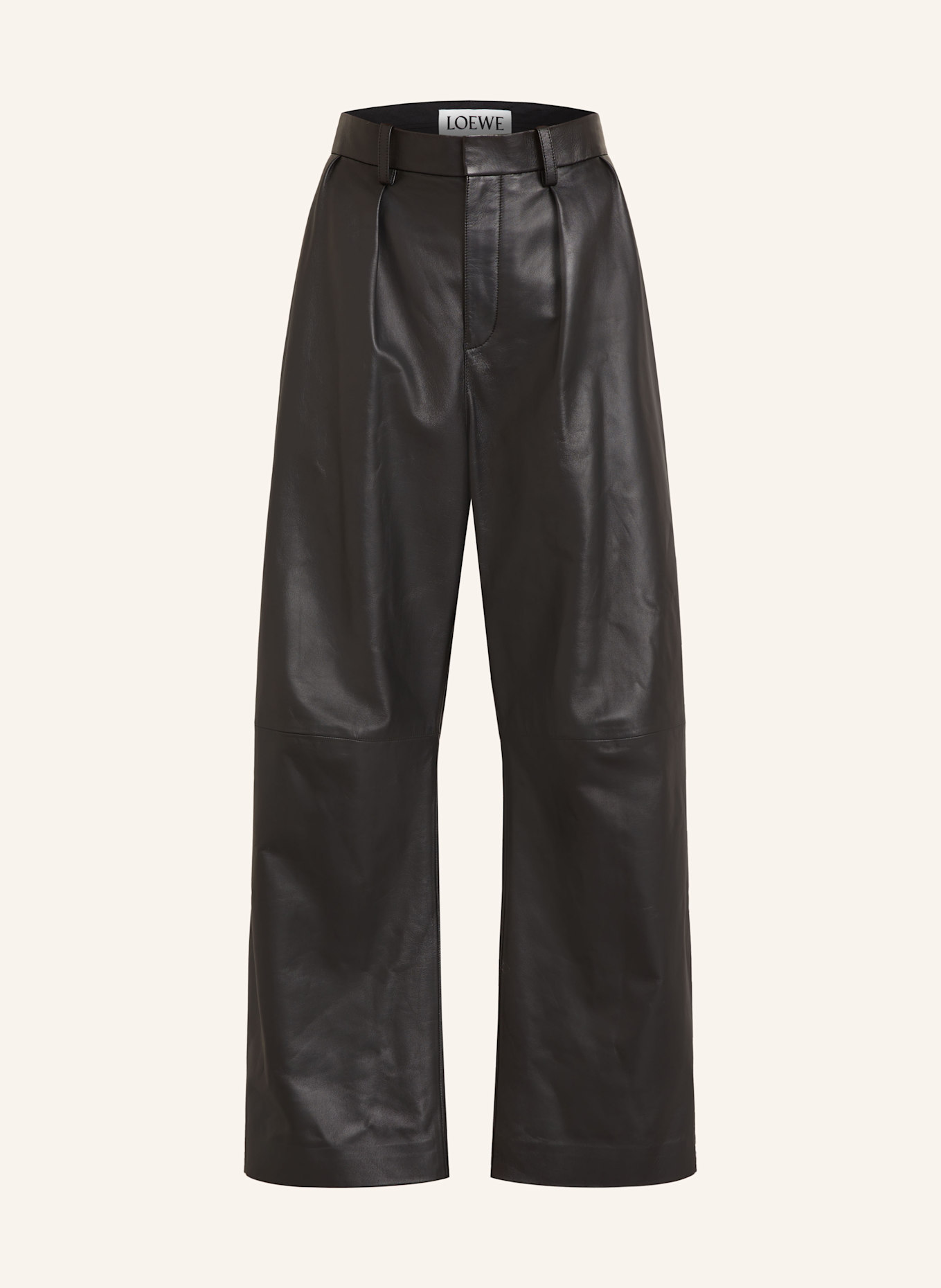 LOEWE Lederhose: SCHWARZ
