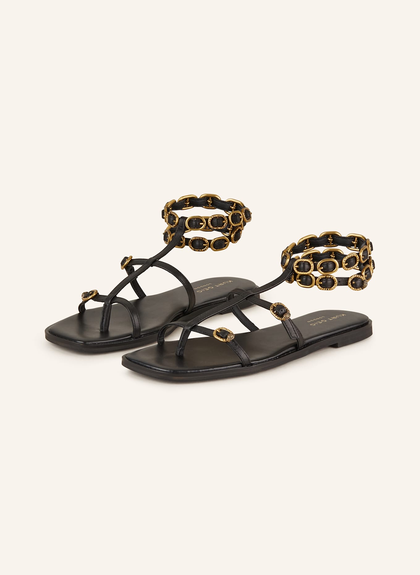KURT GEIGER Sandalen REGENT: SCHWARZ