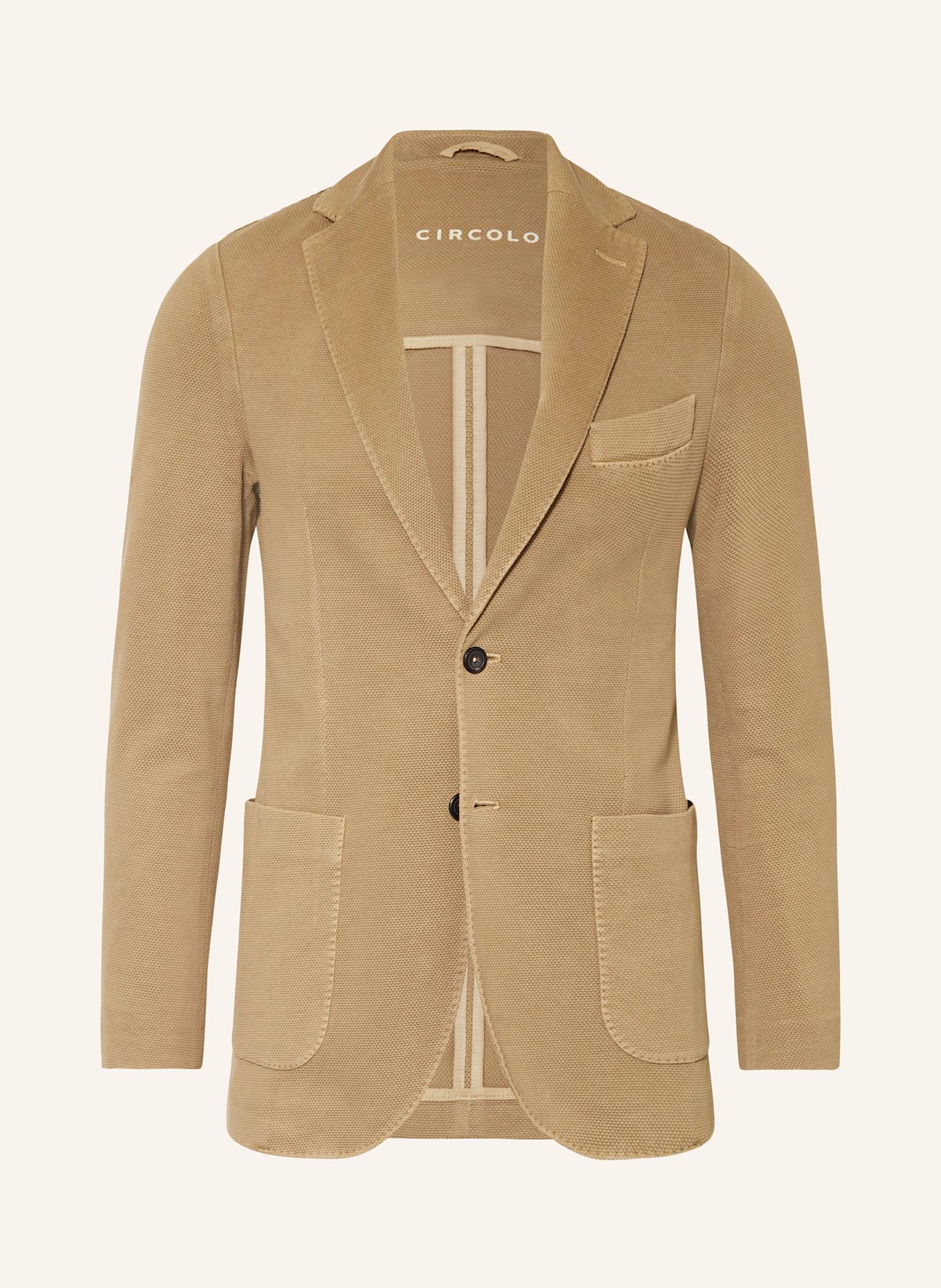 CIRCOLO 1901 Marynarka slim fit: JASNOBRĄZOWY