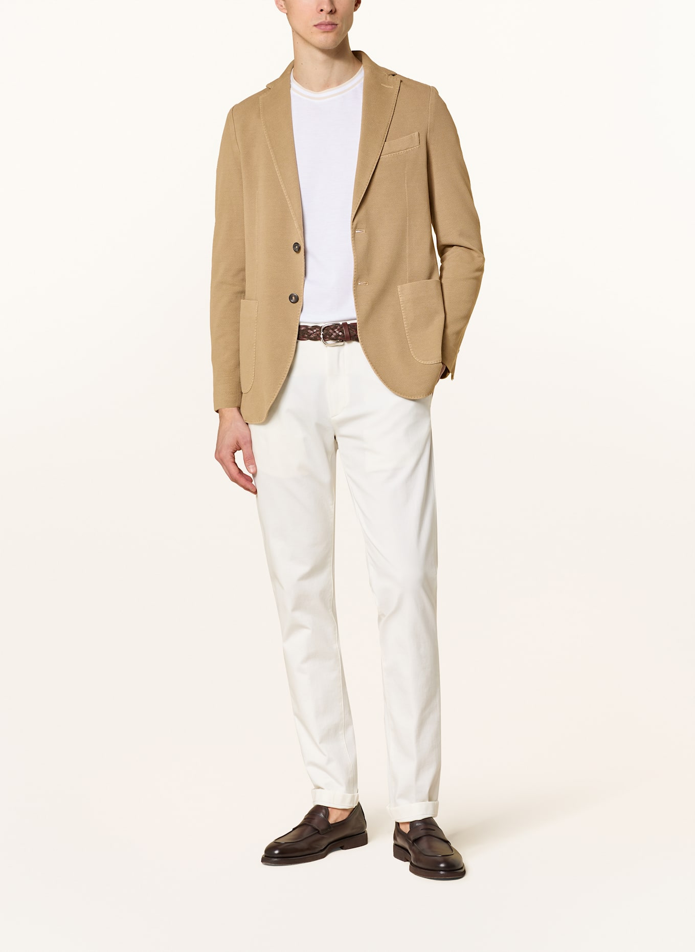 CIRCOLO 1901 Marynarka slim fit: JASNOBRĄZOWY