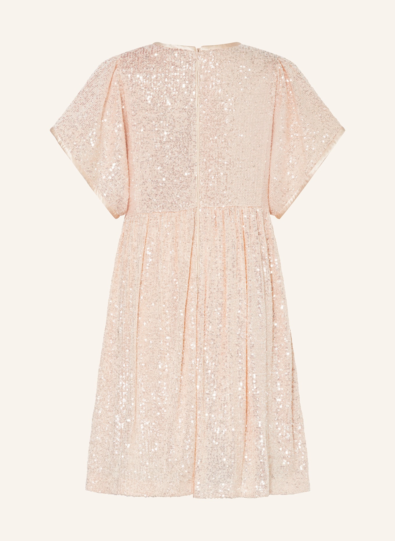 Chloé Kleid mit Pailletten: HELLORANGE