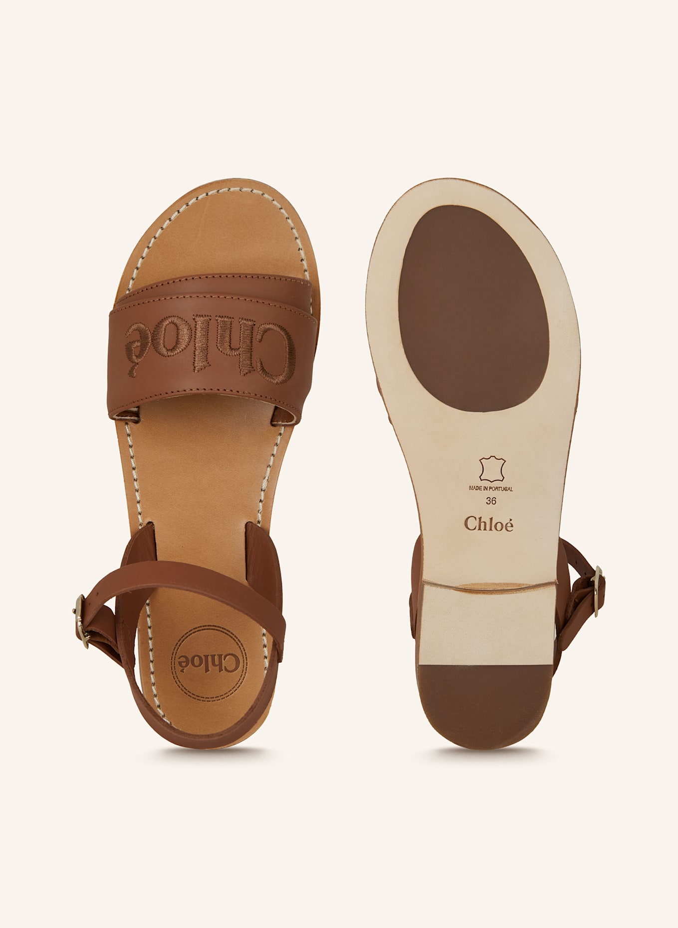 Chloé Sandalen: 33A DUNKELBRAUN