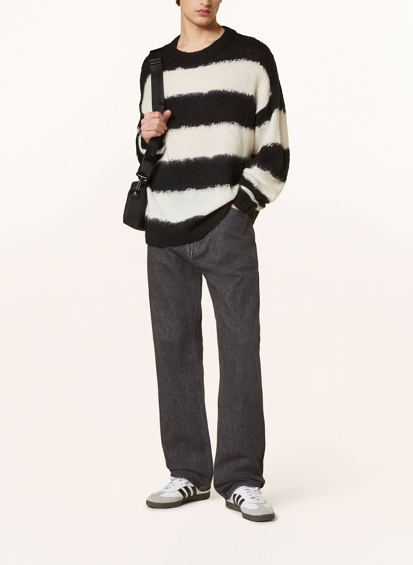 HUGO BLUE Jeans NATE Baggy Fit: 010 CHARCOAL