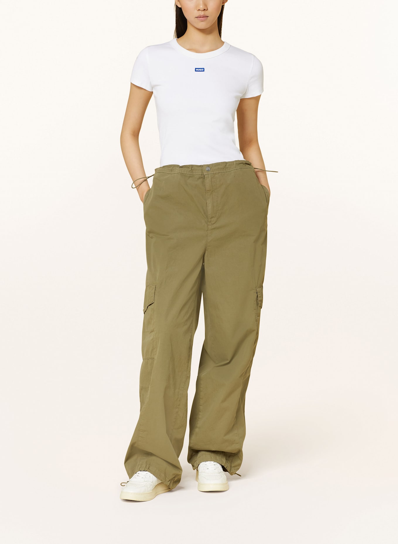 HUGO BLUE Cargohose HABANI: KHAKI