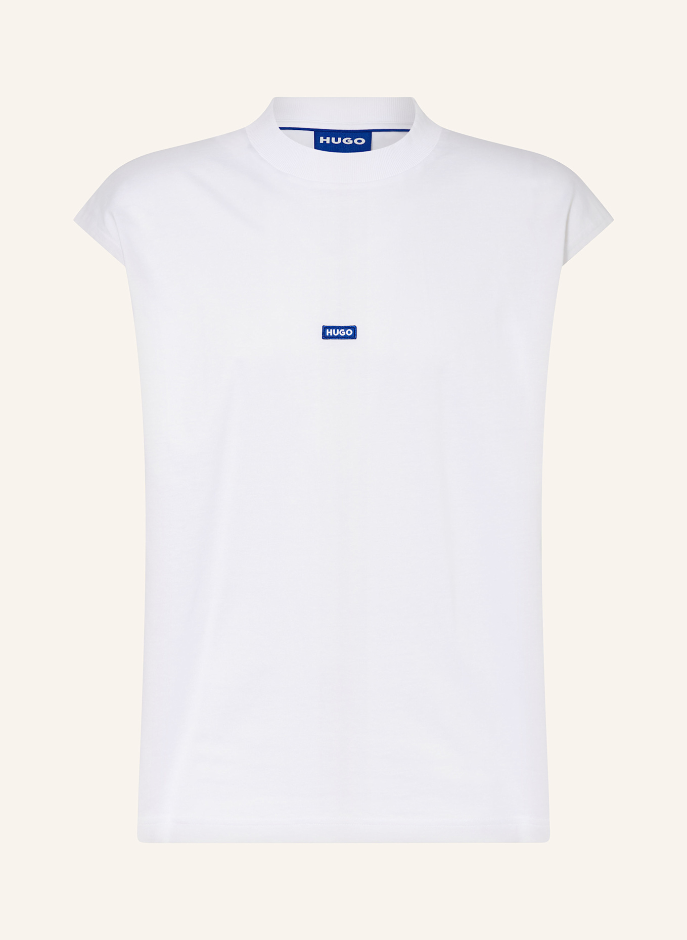 HUGO Tank top NAVERTZ: BIAŁY