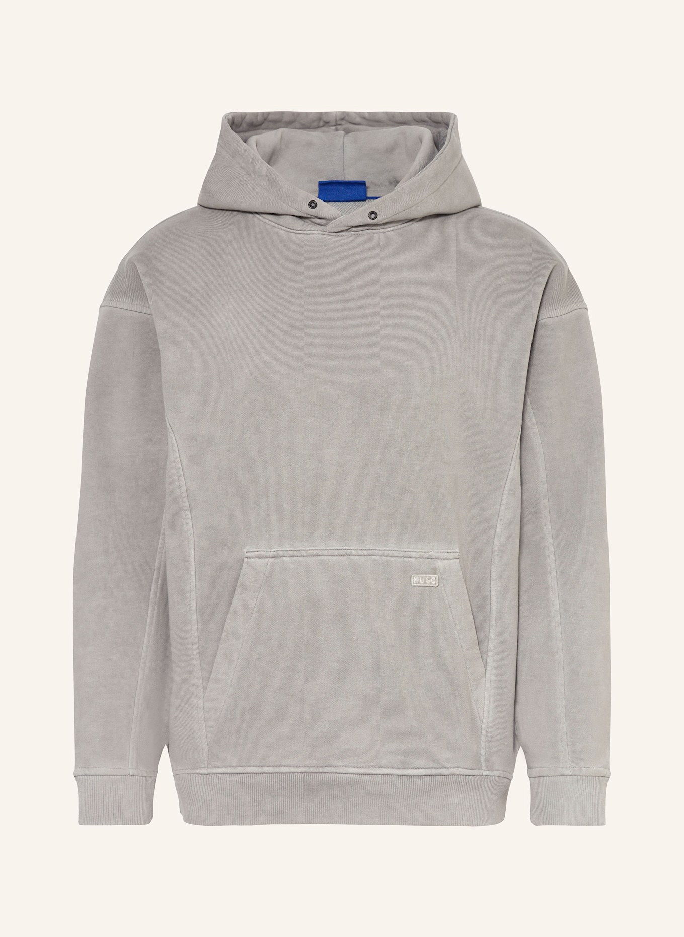 HUGO BLUE Hoodie NELISO: GRAU
