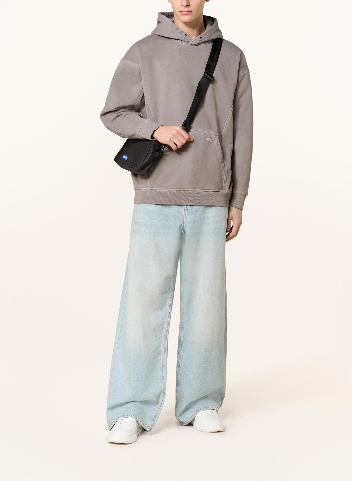 HUGO BLUE Hoodie NELISO: GRAU
