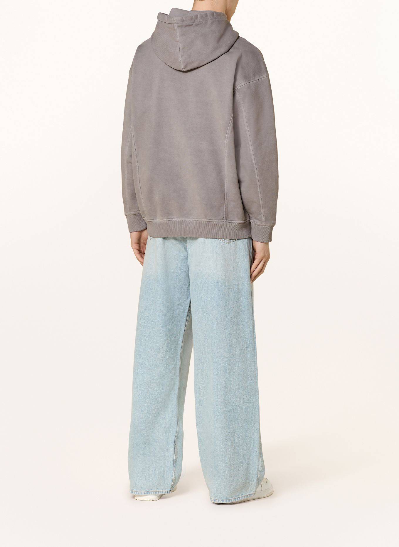 HUGO BLUE Hoodie NELISO: GRAU