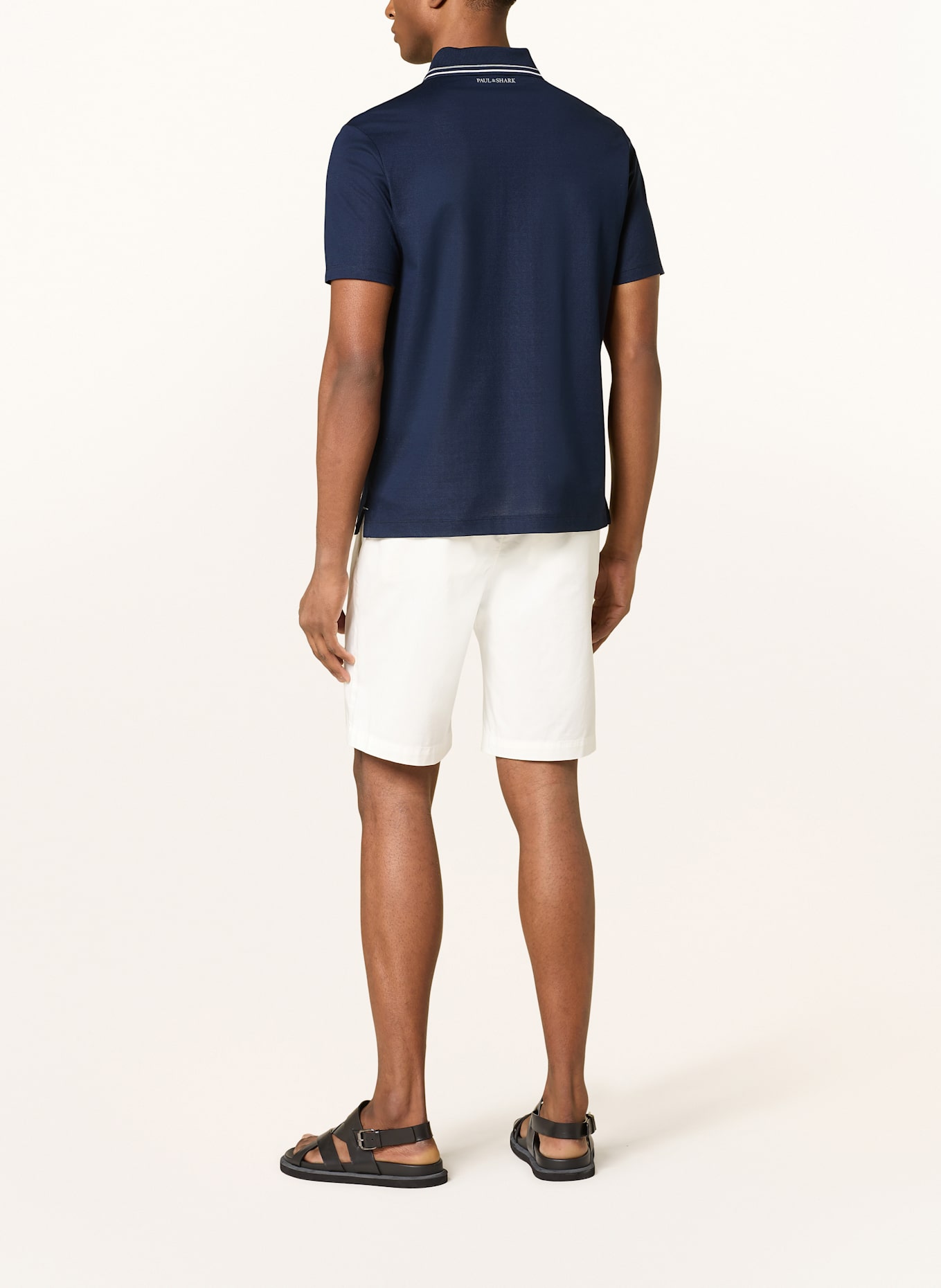 PAUL & SHARK Piqué-Poloshirt: DUNKELBLAU