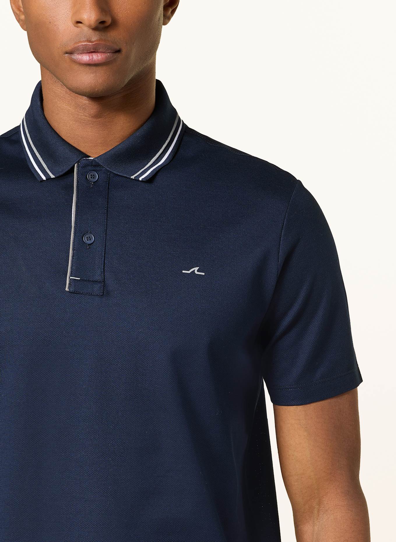 PAUL & SHARK Piqué-Poloshirt: DUNKELBLAU