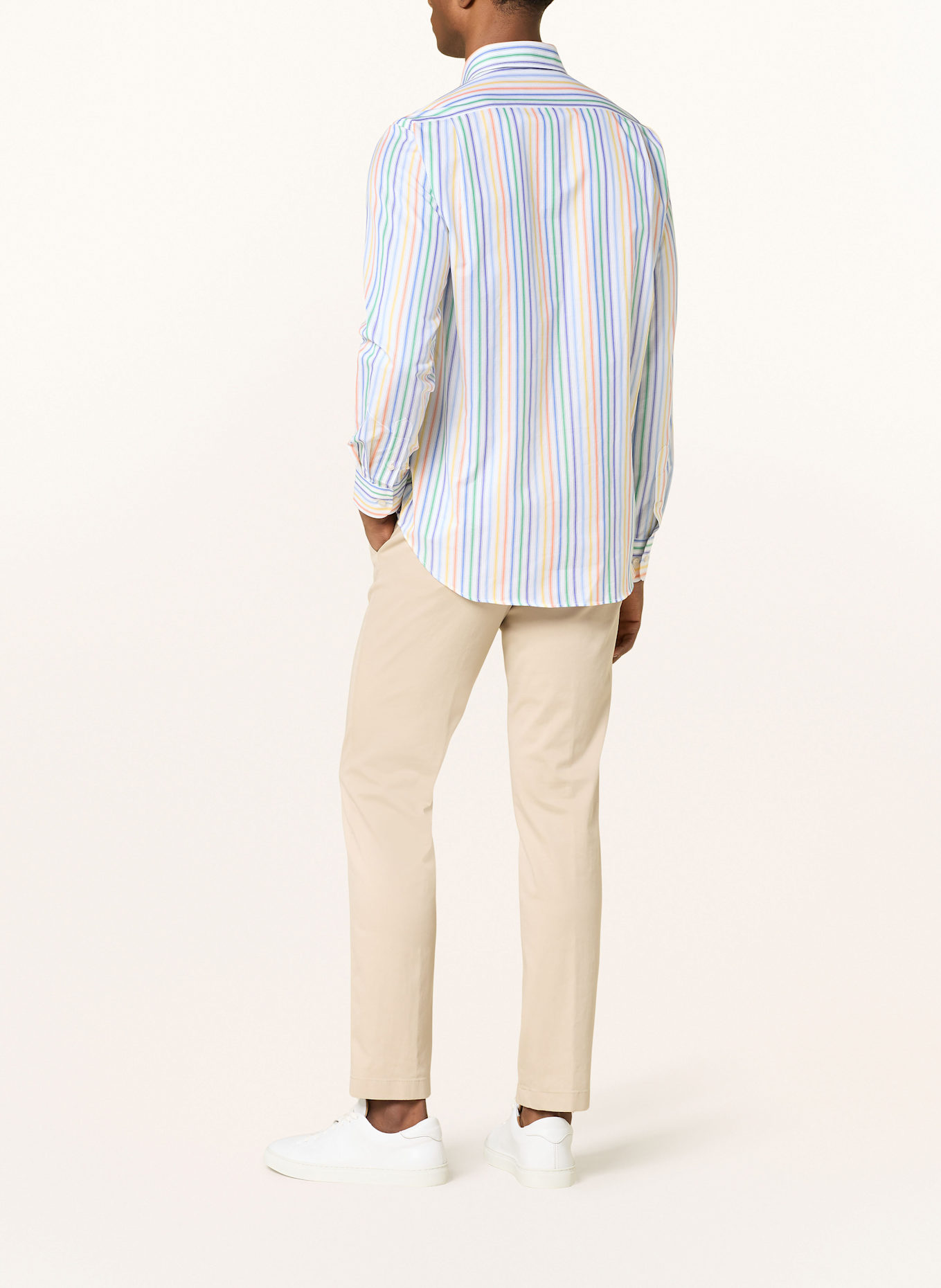 PAUL & SHARK Hemd Slim Fit: WEISS/ BLAU/ GRÜN