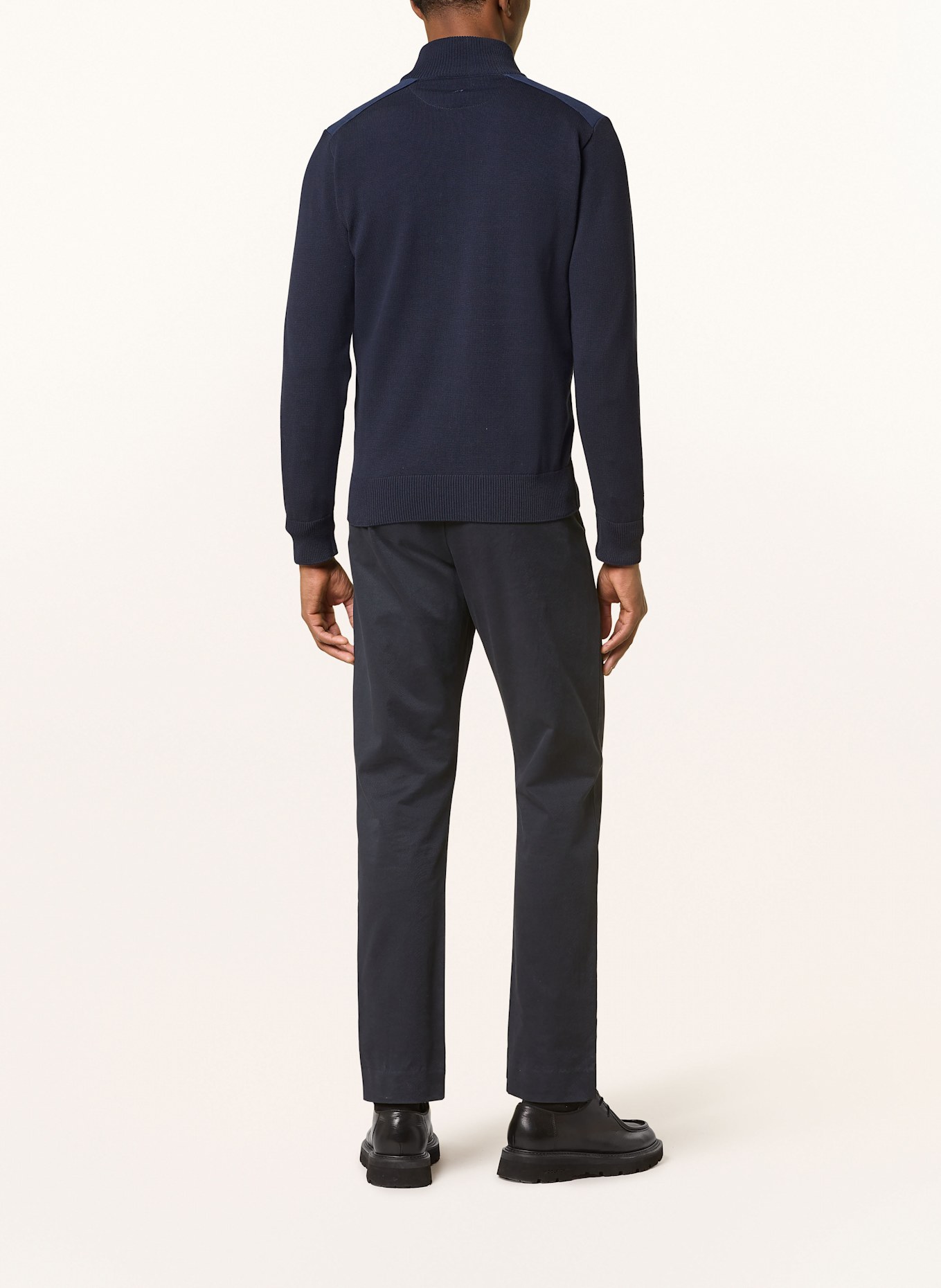 PAUL & SHARK Half-zip sweater: DARK BLUE