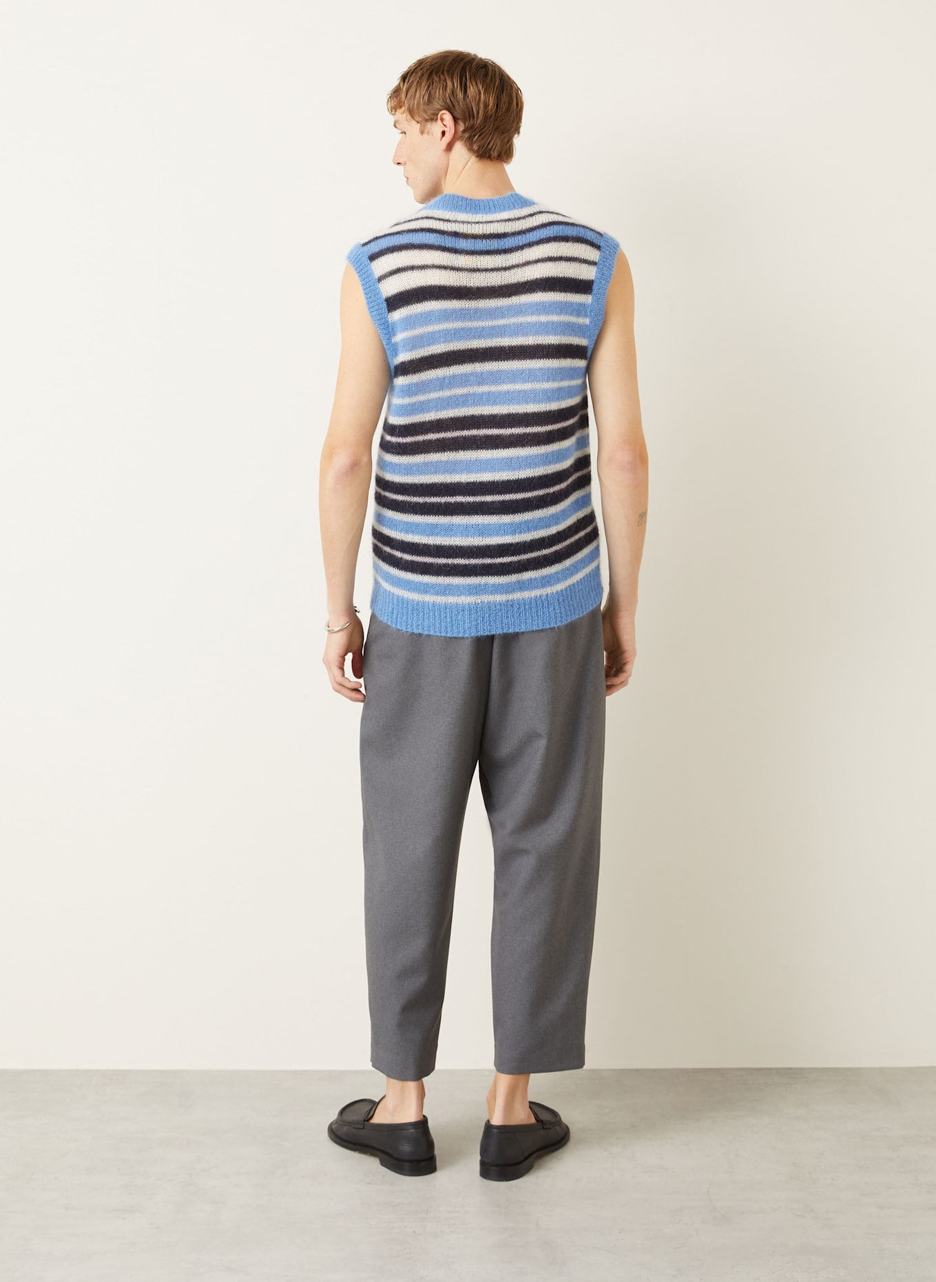MARNI Chino TROPICAL WOOL Regular Fit: GRAY