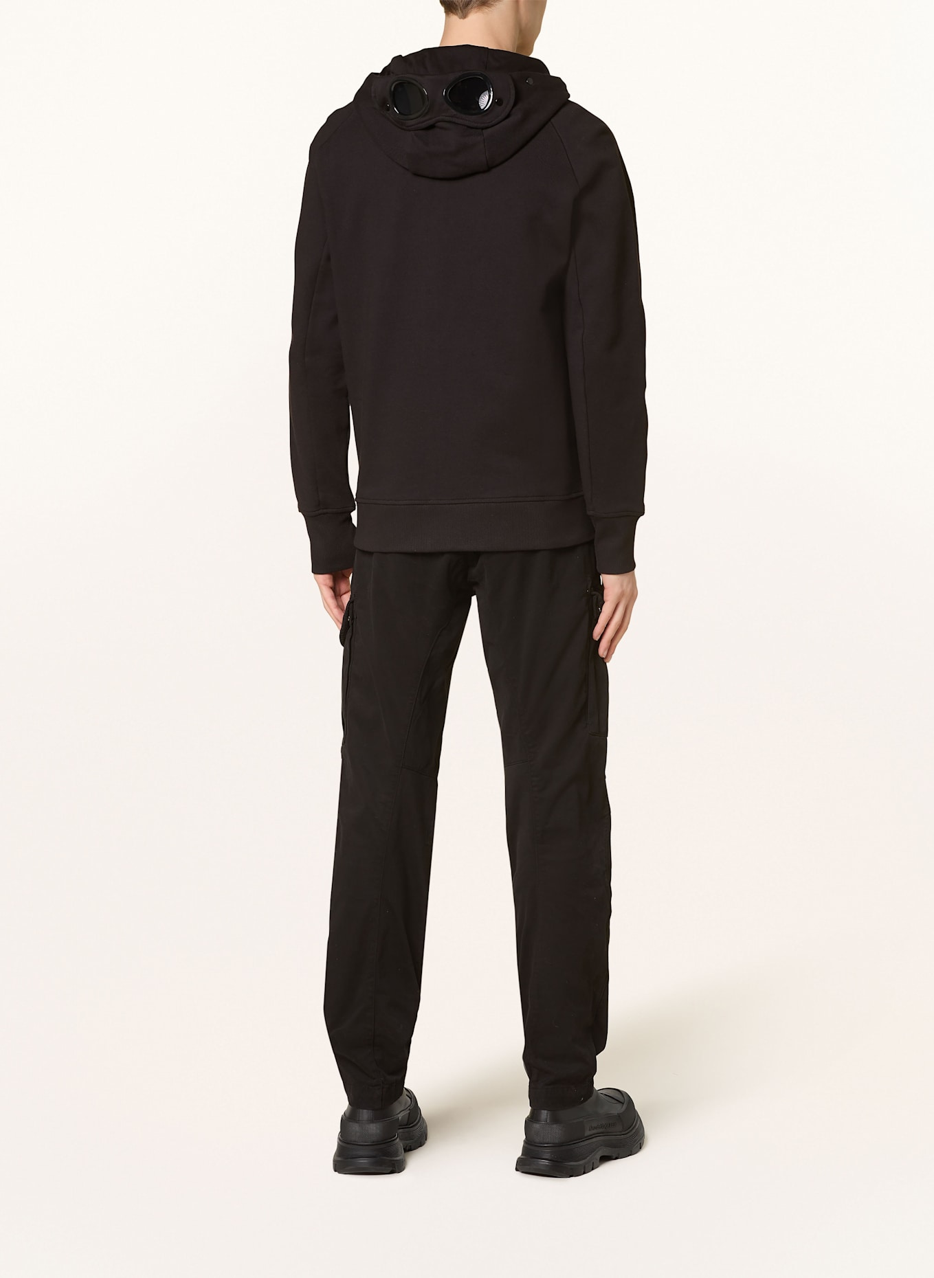 C.P. COMPANY Sweat jacket: BLACK