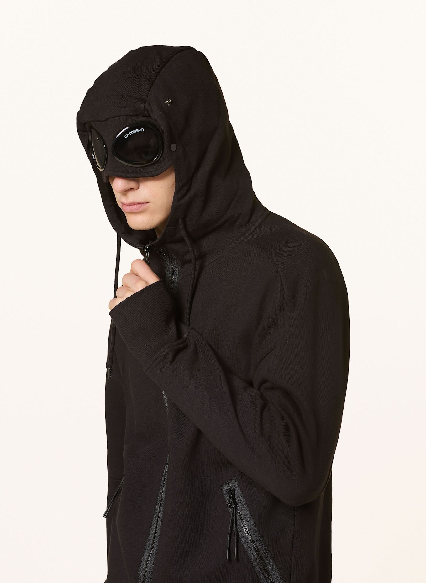 C.P. COMPANY Sweat jacket: BLACK