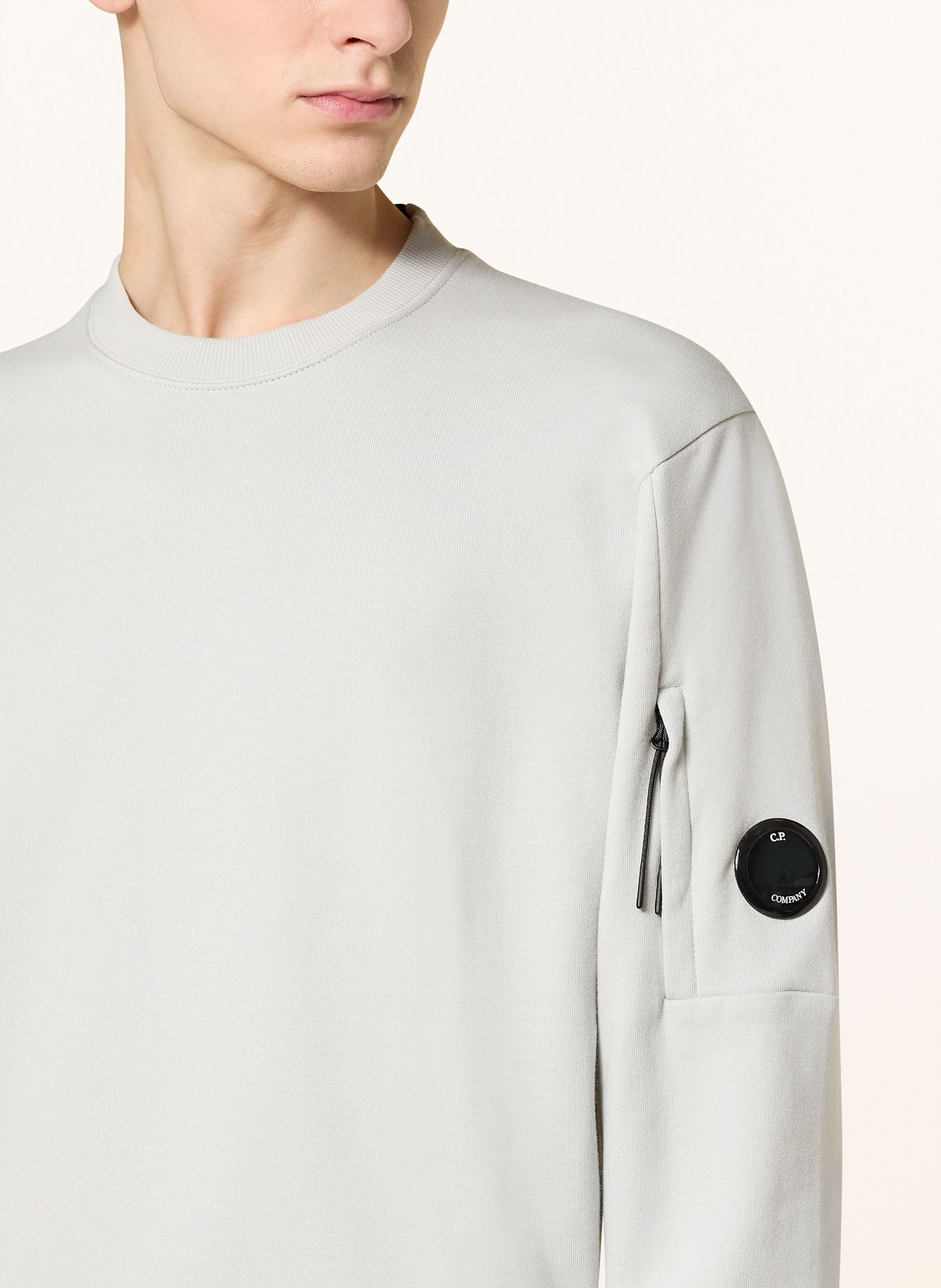 C.P. COMPANY Mikina: ČERNOŠEDÁ