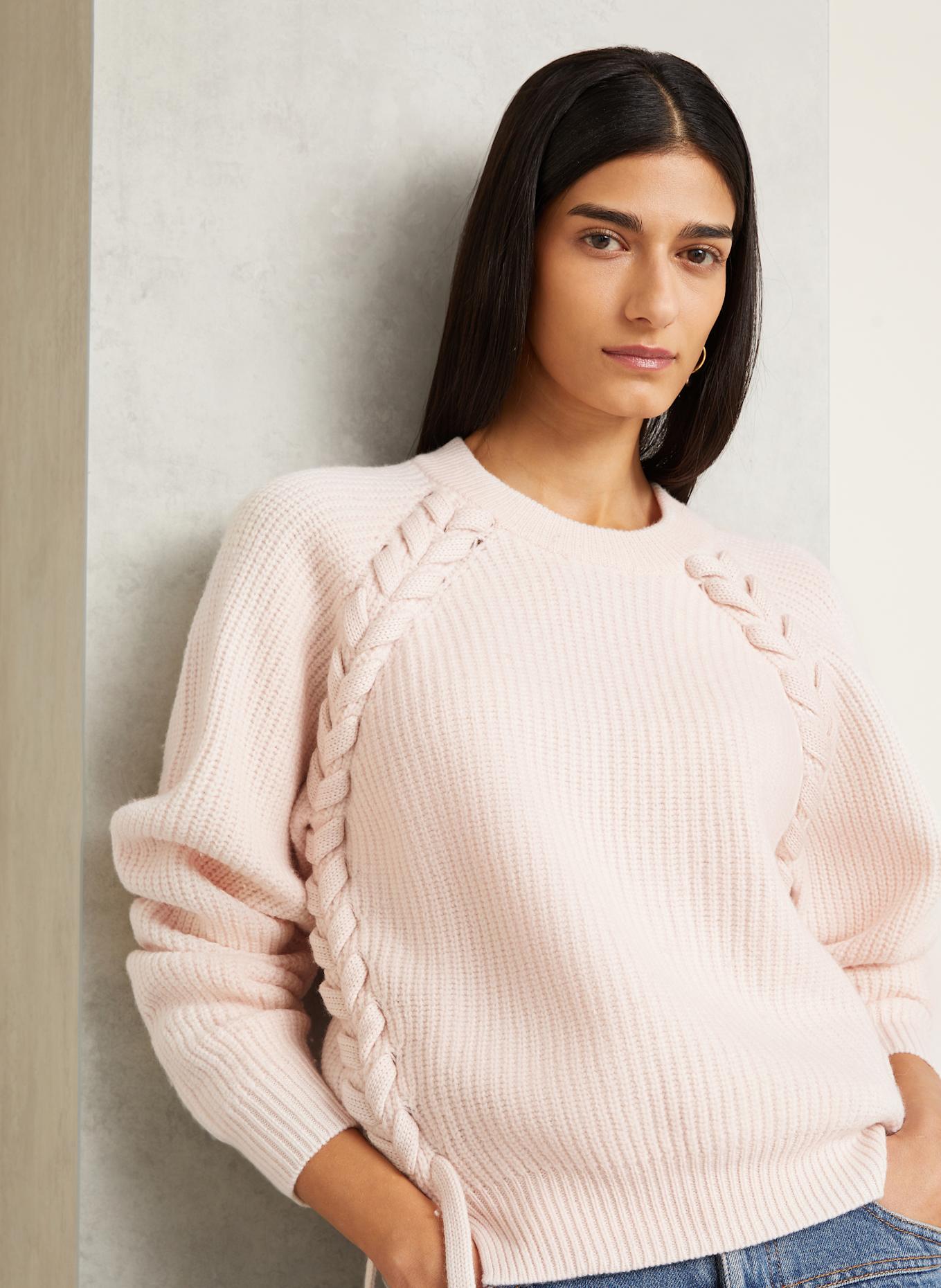 ISABEL MARANT Pullover NOELIA aus Merinowolle: HELLROSA